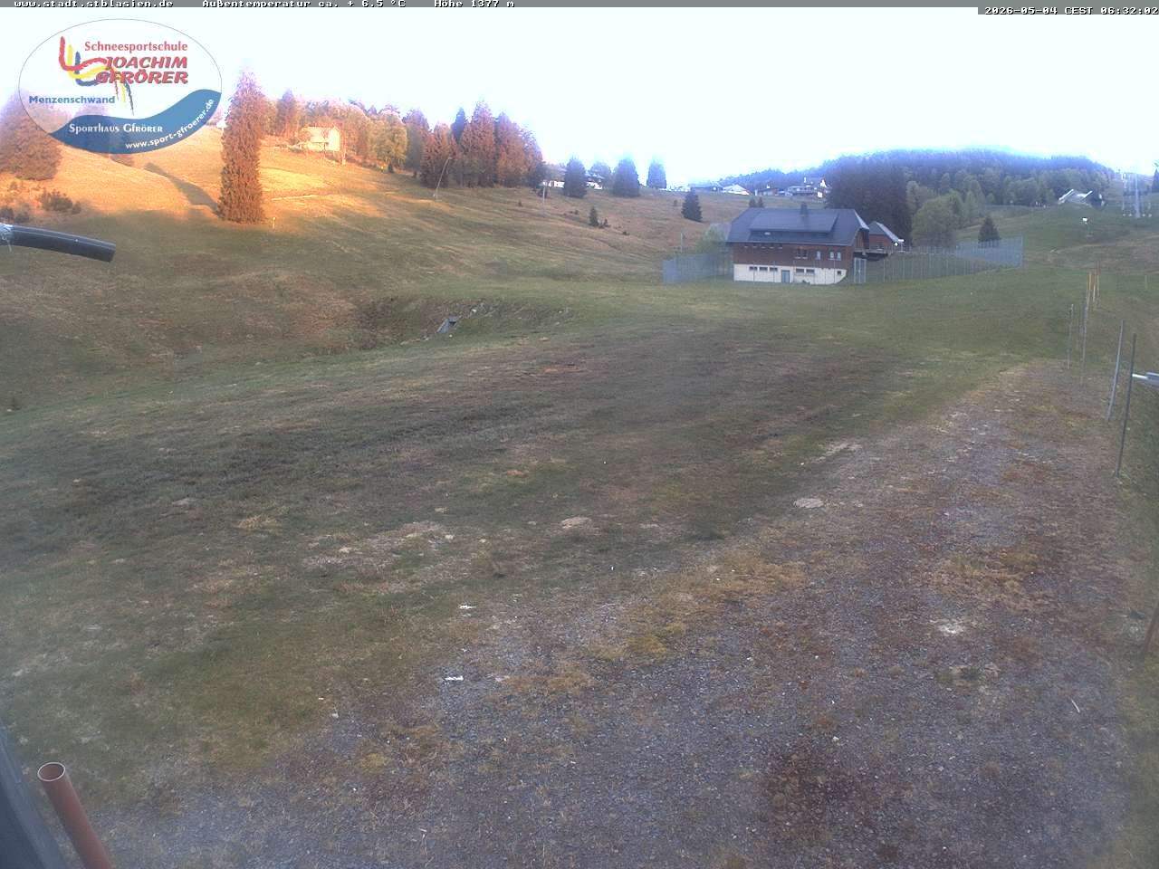 Archived image Webcam Mountain hut Menzenschwand