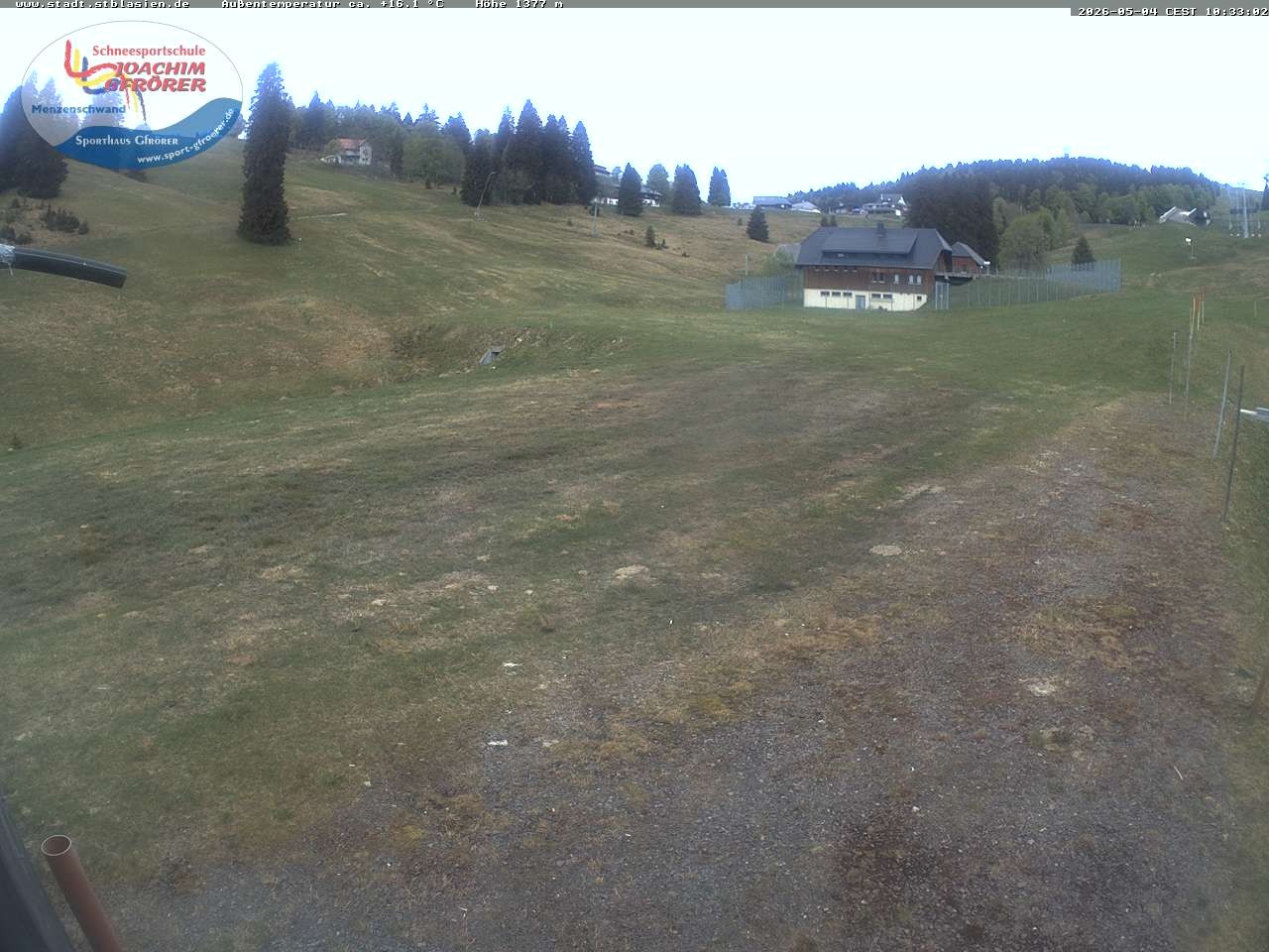 Archived image Webcam Mountain hut Menzenschwand