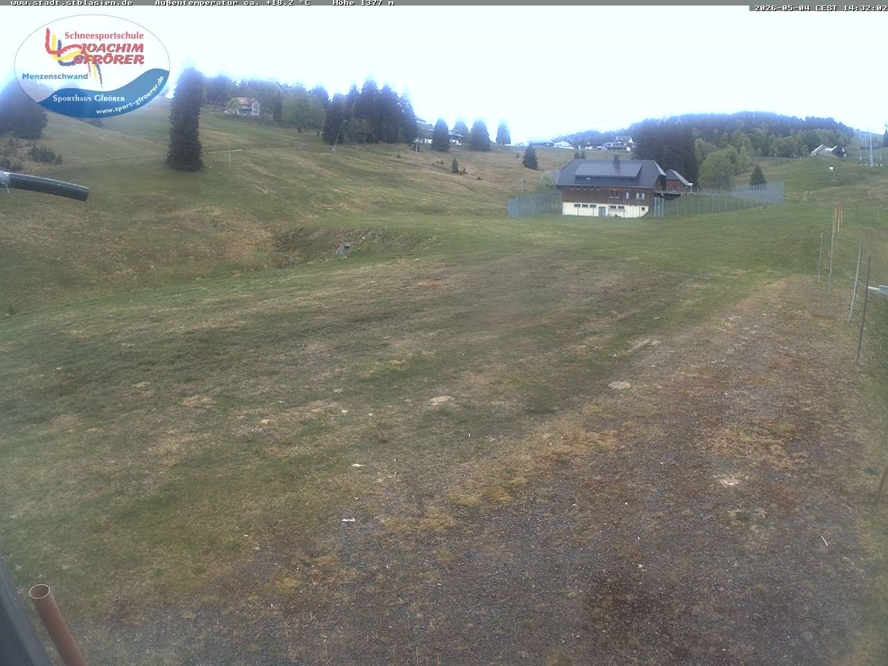 Archived image Webcam Mountain hut Menzenschwand