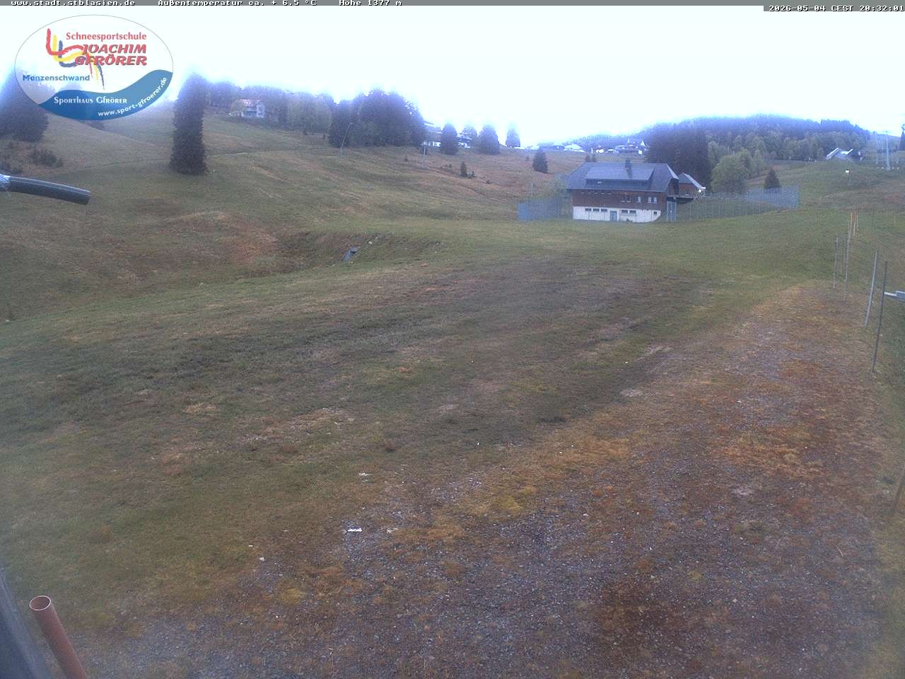 Archived image Webcam Mountain hut Menzenschwand