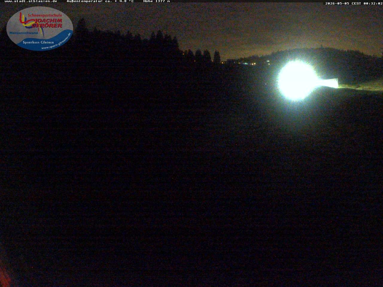 Archiv Foto Webcam Menzenschwander Hütte, Schwarzwald