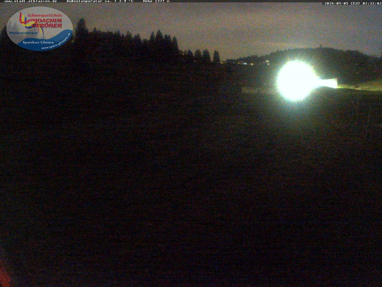 Archiv Foto Webcam Menzenschwander Hütte, Schwarzwald
