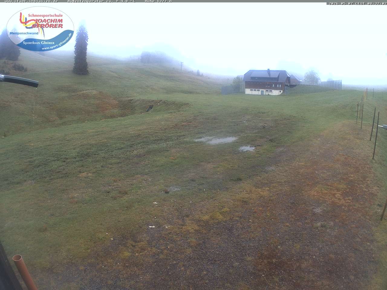 Archived image Webcam Mountain hut Menzenschwand