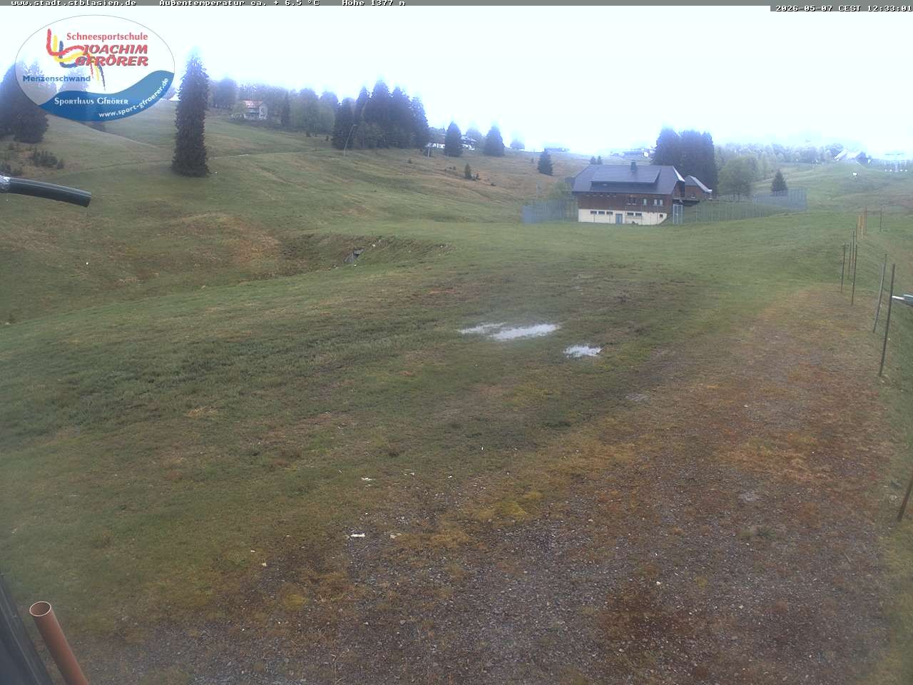Archived image Webcam Mountain hut Menzenschwand
