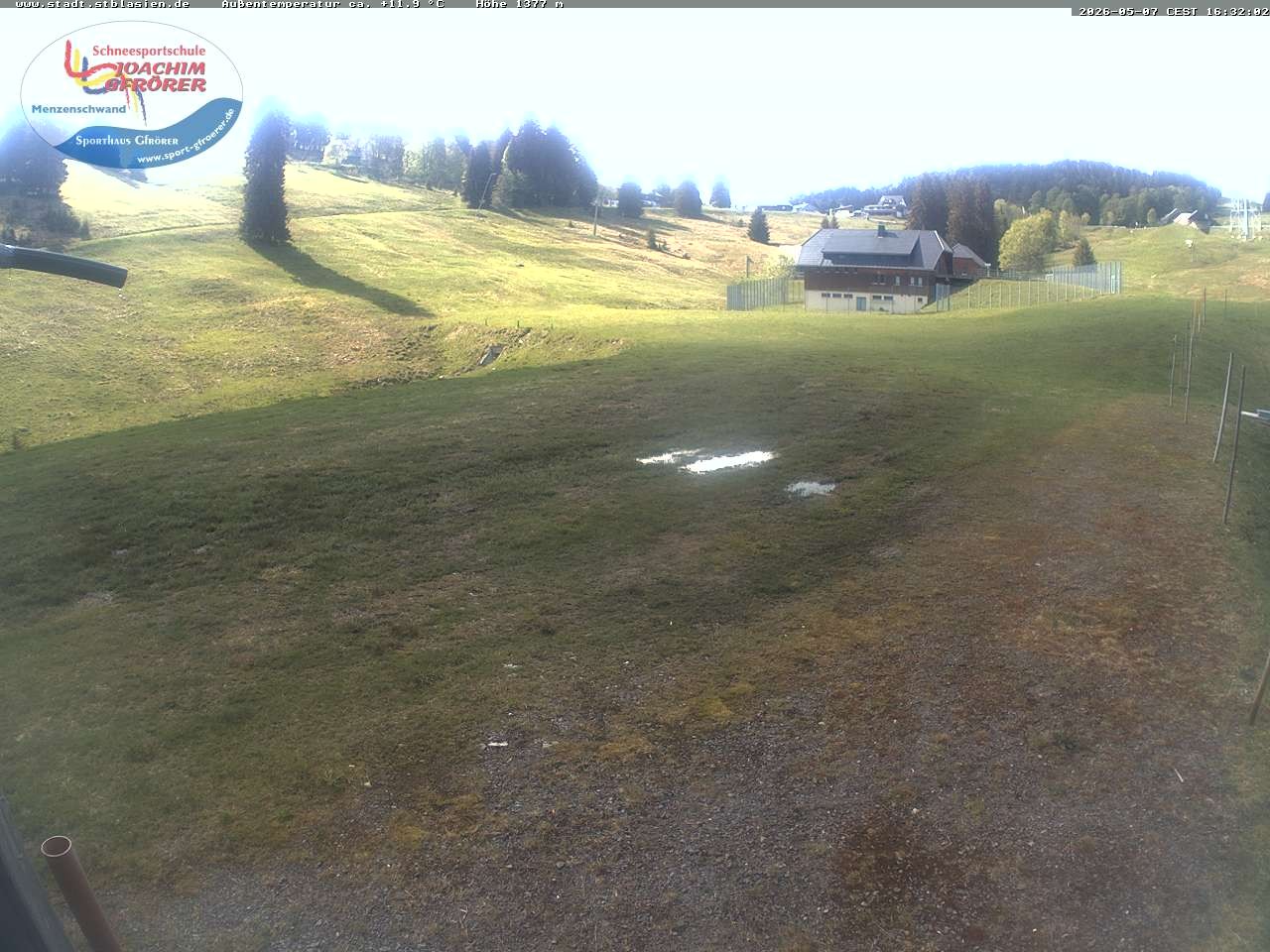 Archived image Webcam Mountain hut Menzenschwand