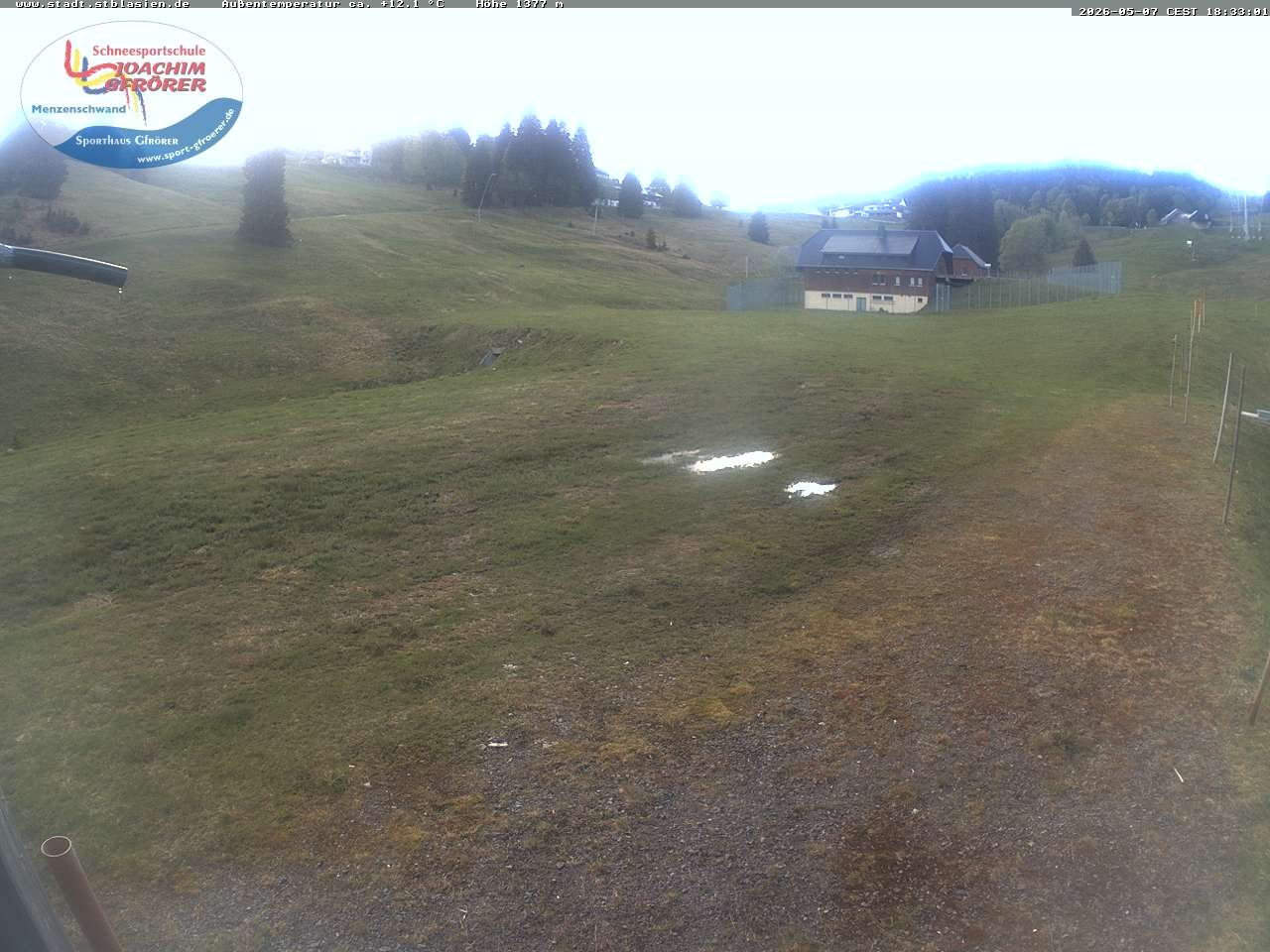 Archived image Webcam Mountain hut Menzenschwand
