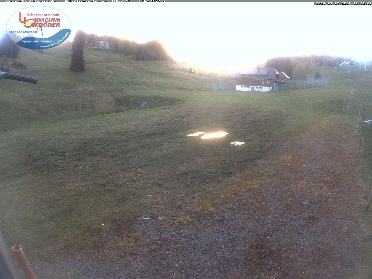 Archived image Webcam Mountain hut Menzenschwand