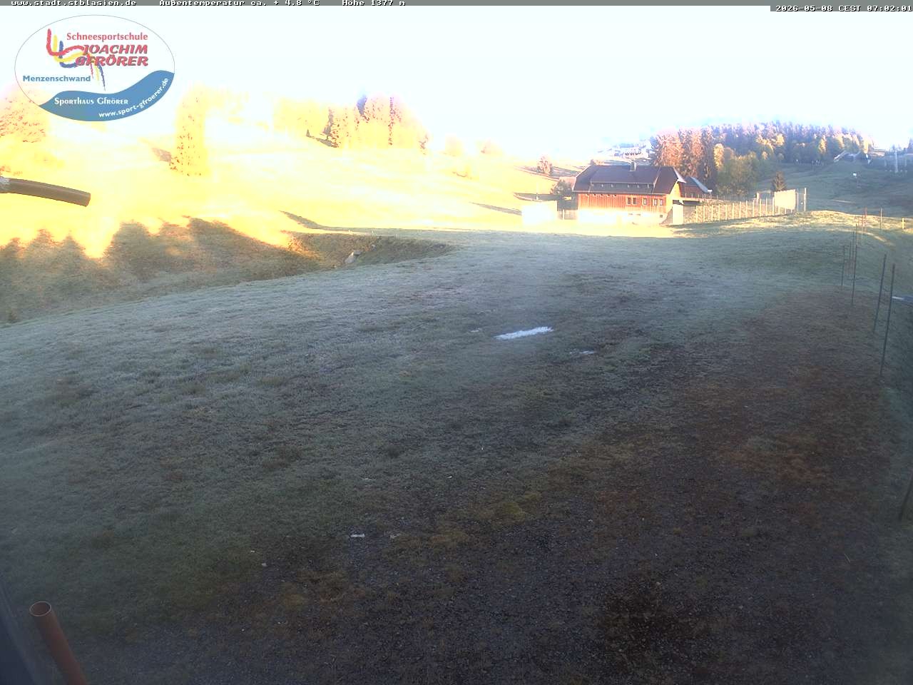 Archiv Foto Webcam Menzenschwander Hütte, Schwarzwald