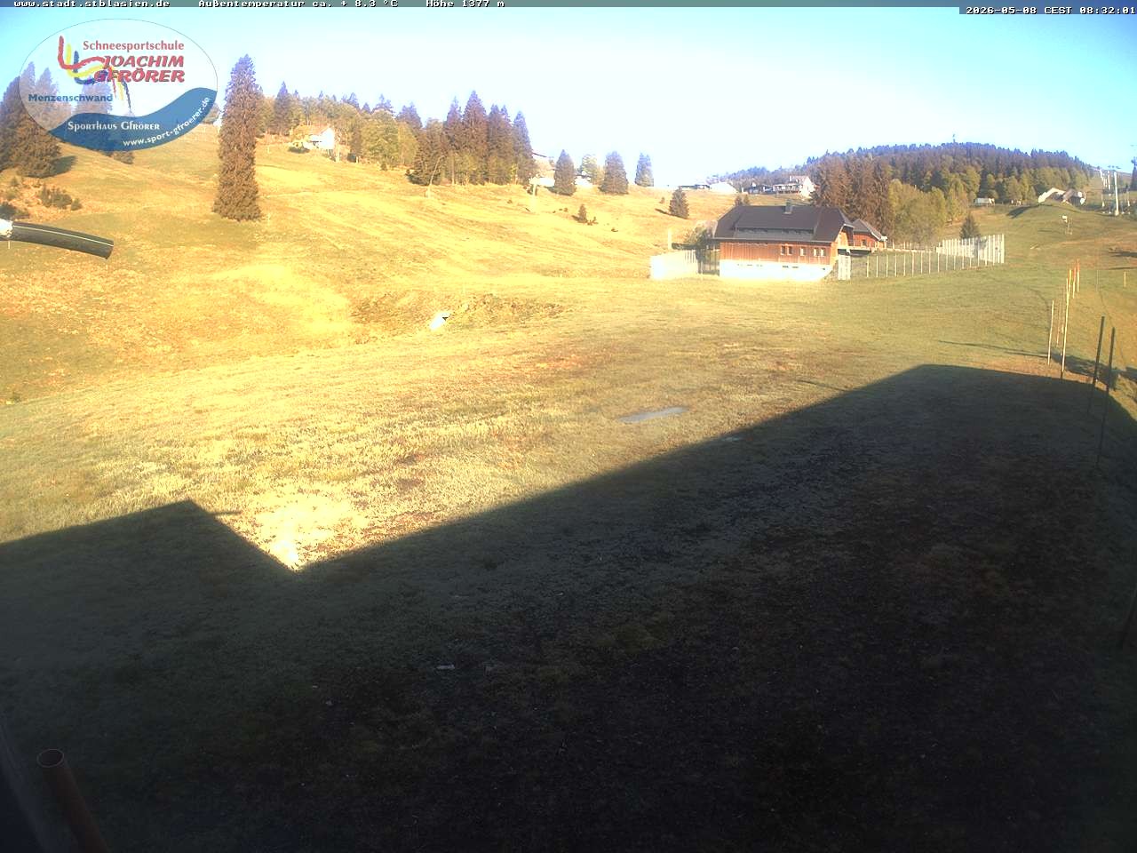 Archiv Foto Webcam Menzenschwander Hütte, Schwarzwald