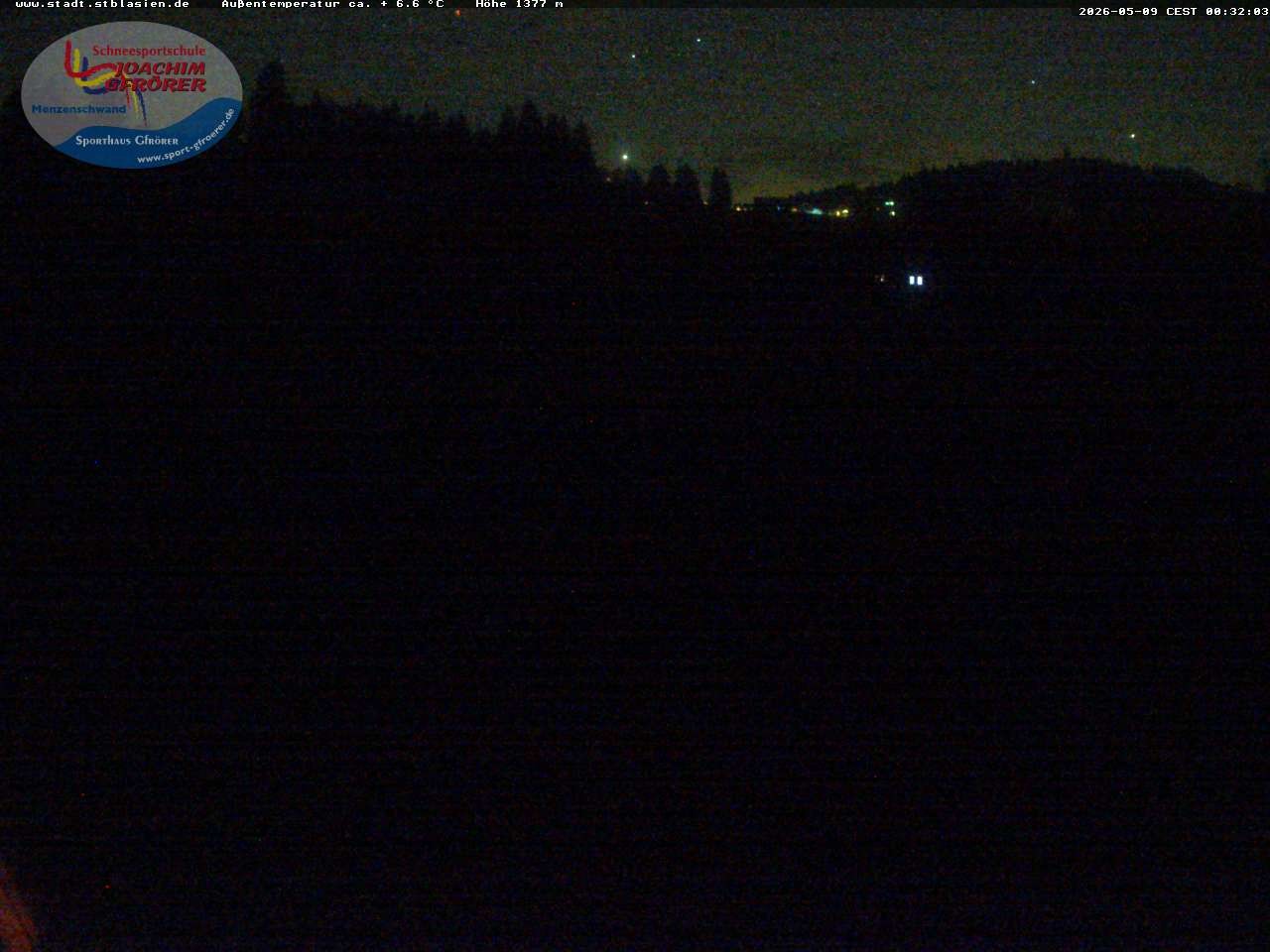 Archiv Foto Webcam Menzenschwander Hütte, Schwarzwald