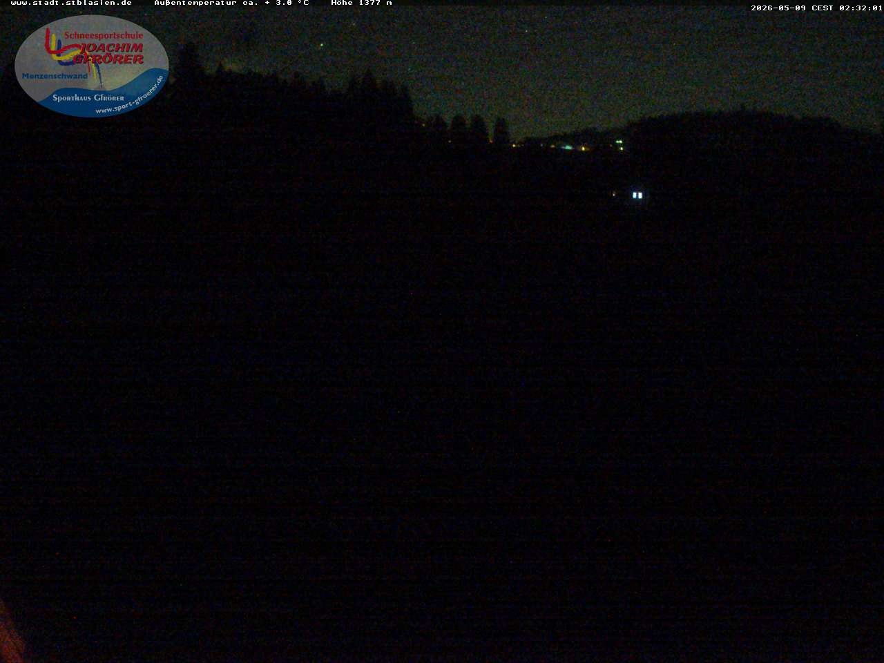 Archiv Foto Webcam Menzenschwander Hütte, Schwarzwald