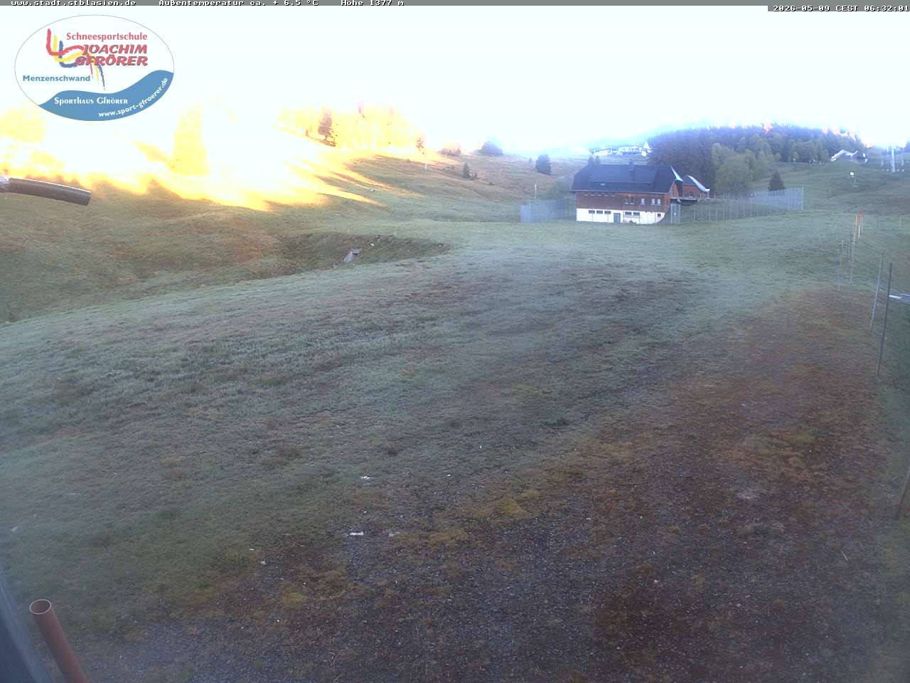 Archiv Foto Webcam Menzenschwander Hütte, Schwarzwald