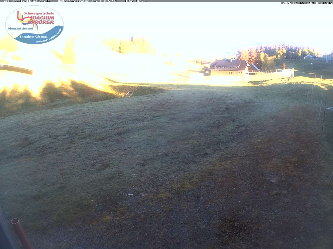 Archiv Foto Webcam Menzenschwander Hütte, Schwarzwald