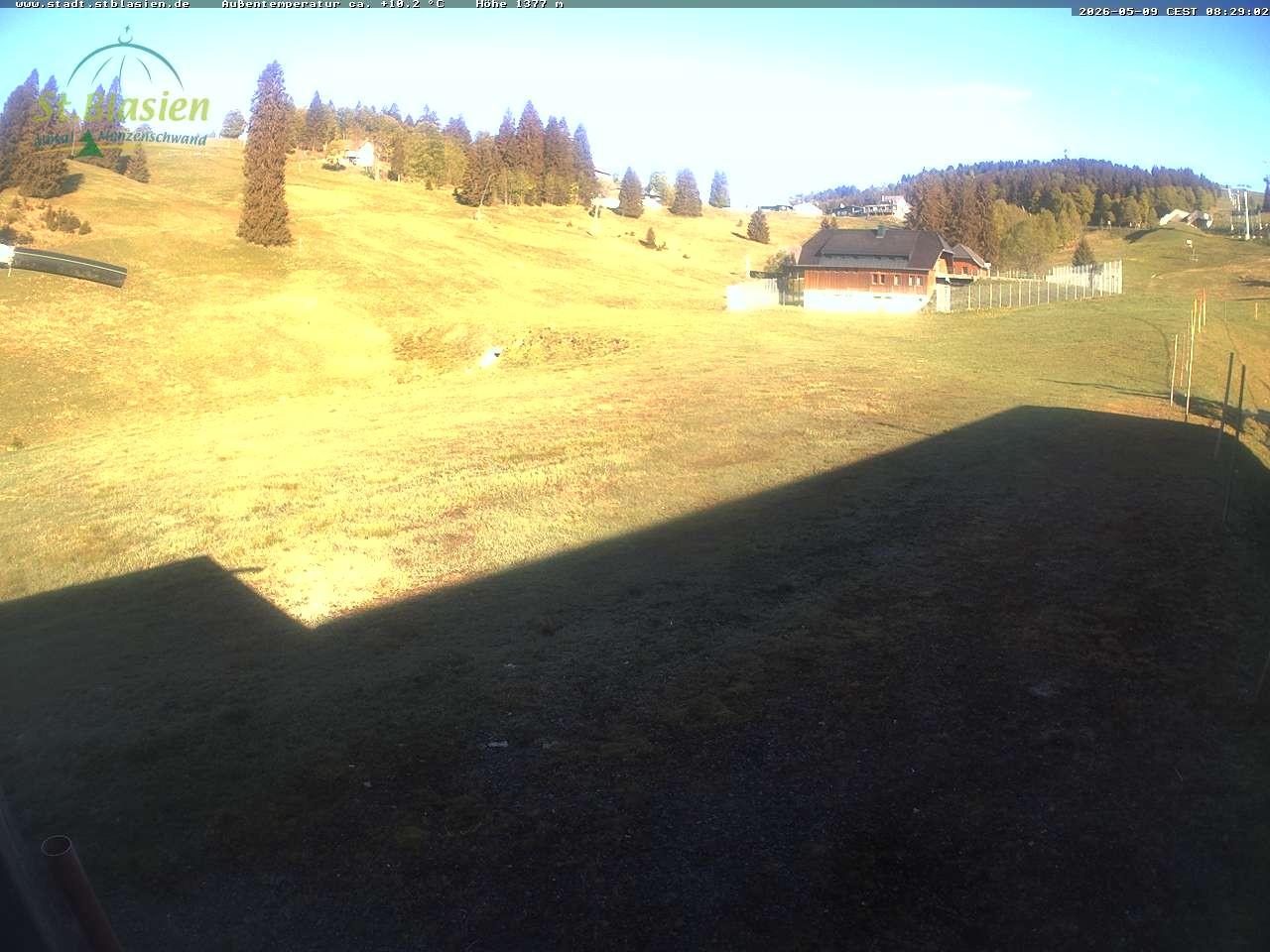 Archiv Foto Webcam Menzenschwander Hütte, Schwarzwald