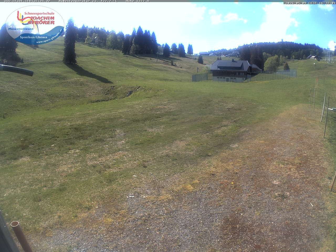 Archiv Foto Webcam Menzenschwander Hütte, Schwarzwald