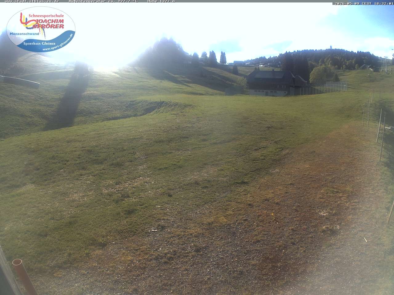 Archiv Foto Webcam Menzenschwander Hütte, Schwarzwald