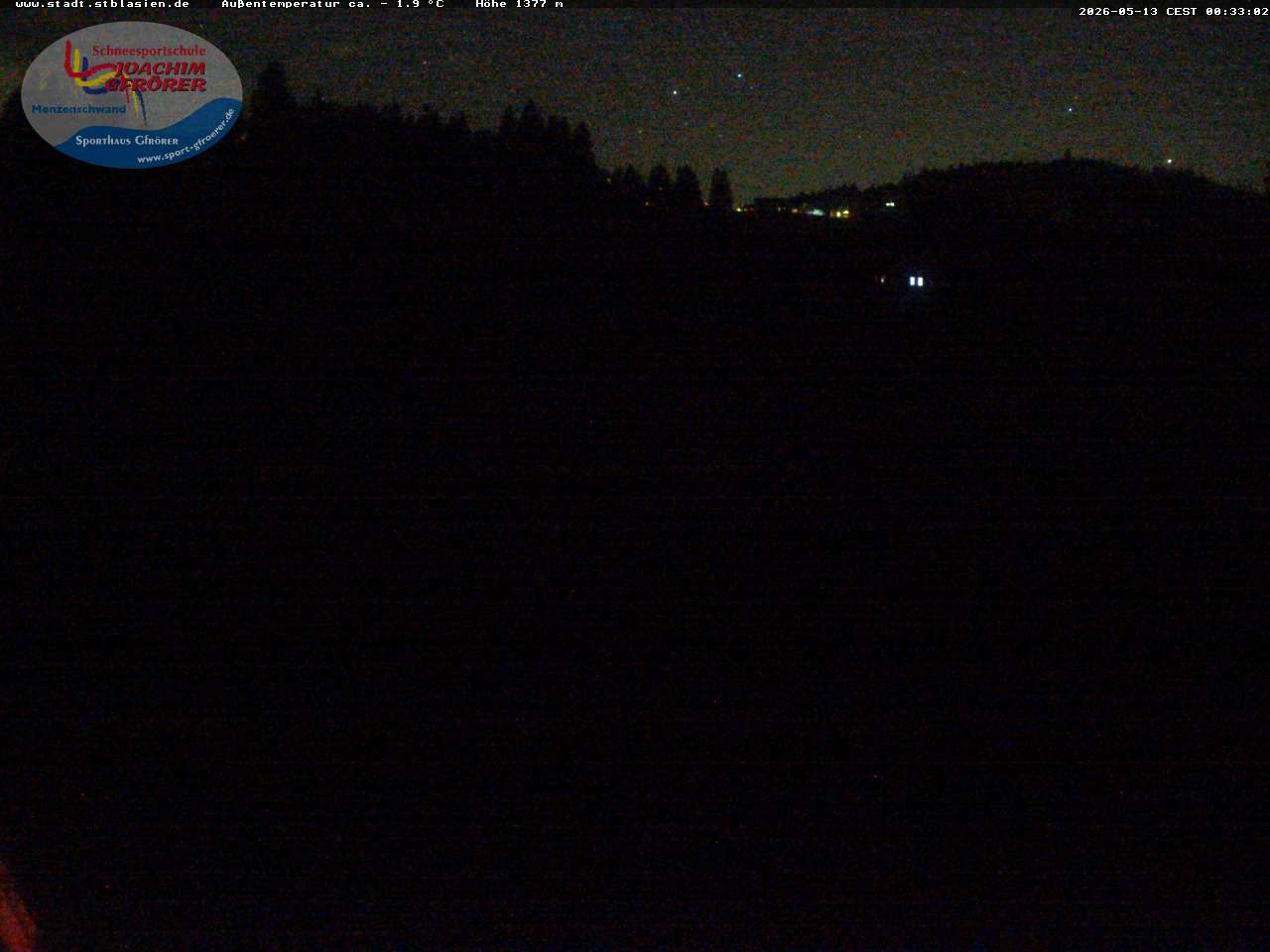 Archived image Webcam Mountain hut Menzenschwand