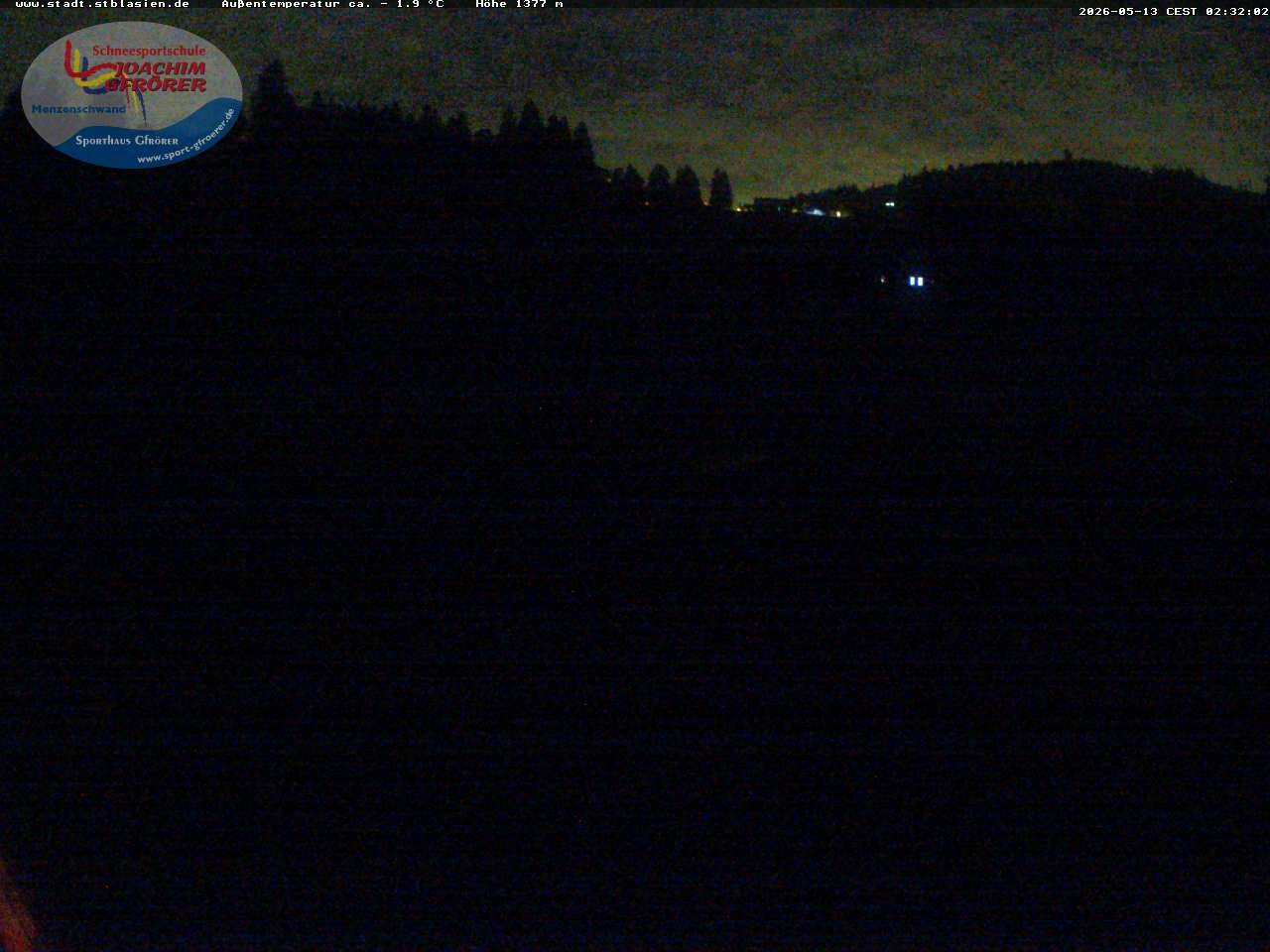 Archived image Webcam Mountain hut Menzenschwand