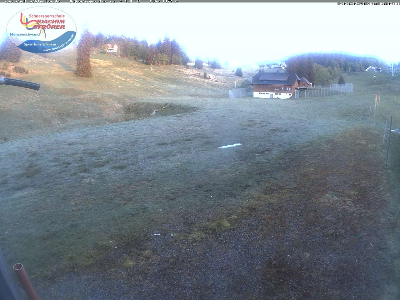 Archived image Webcam Mountain hut Menzenschwand