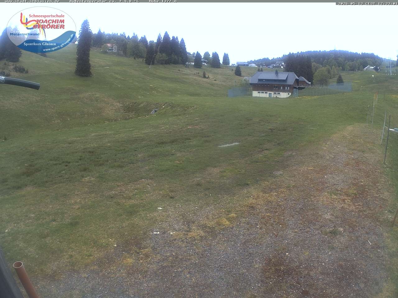 Archived image Webcam Mountain hut Menzenschwand