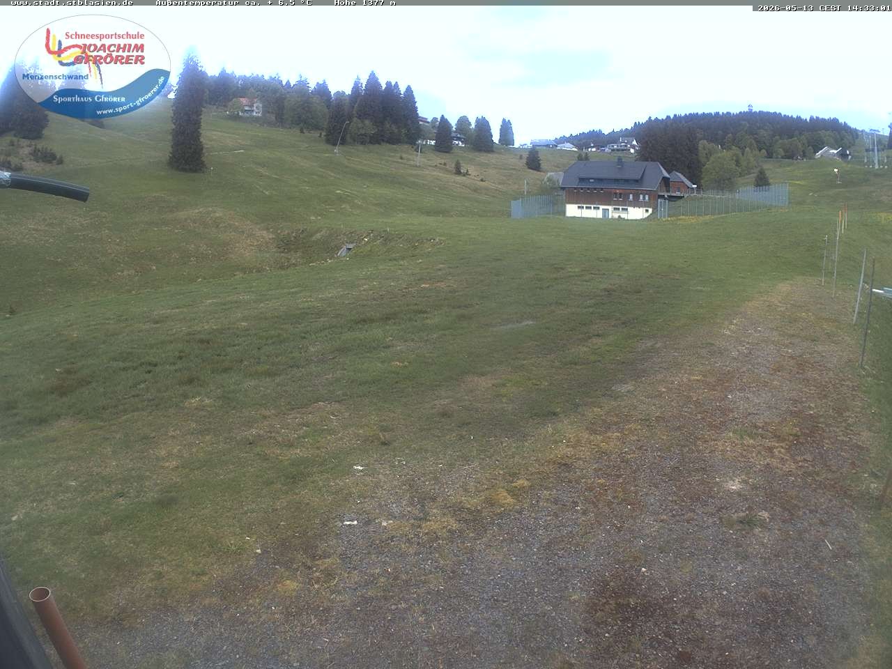 Archived image Webcam Mountain hut Menzenschwand