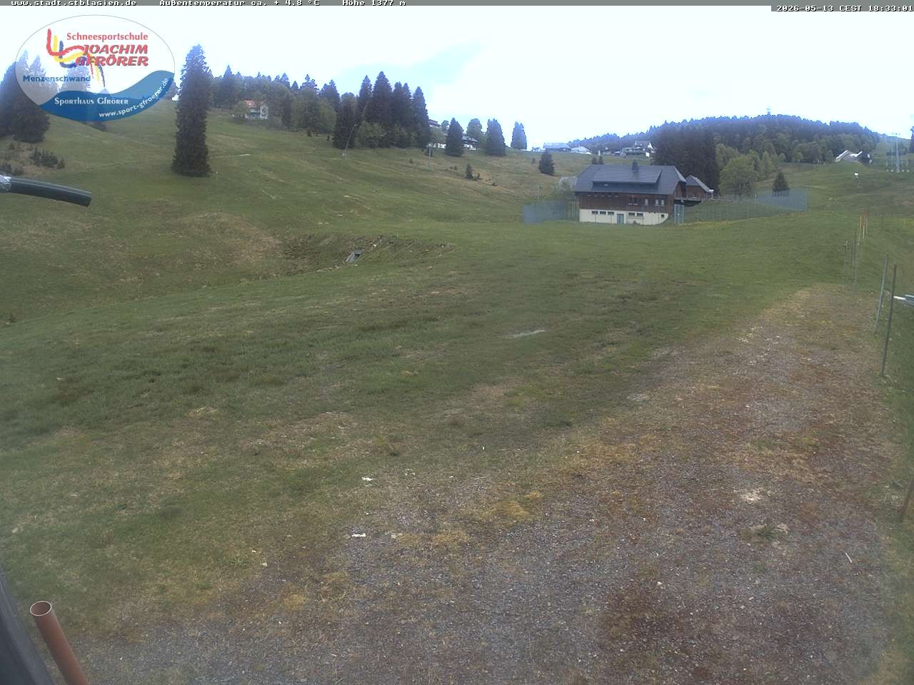 Archived image Webcam Mountain hut Menzenschwand