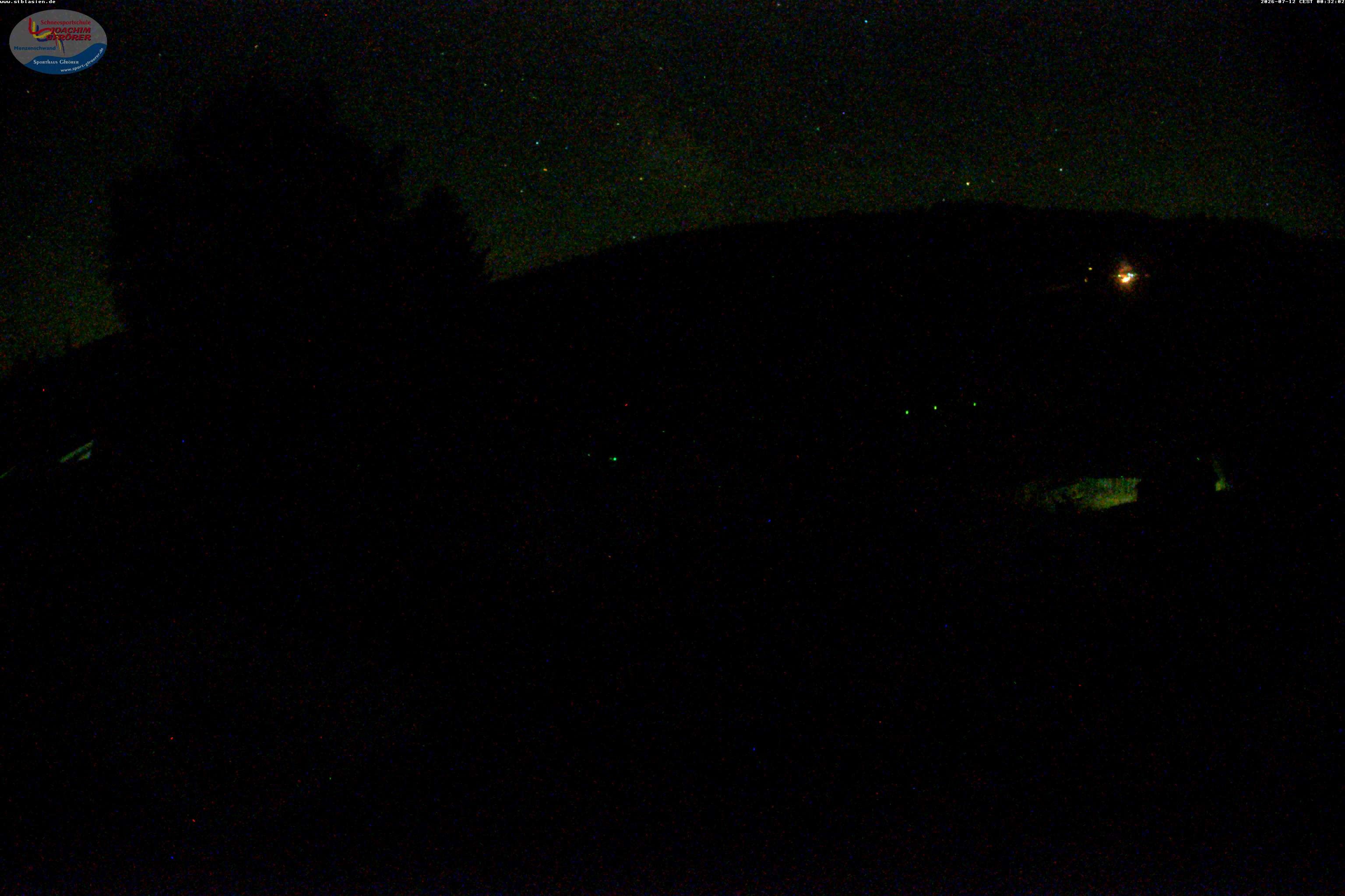 Archiv Foto Webcam Menzenschwander Hütte, Schwarzwald