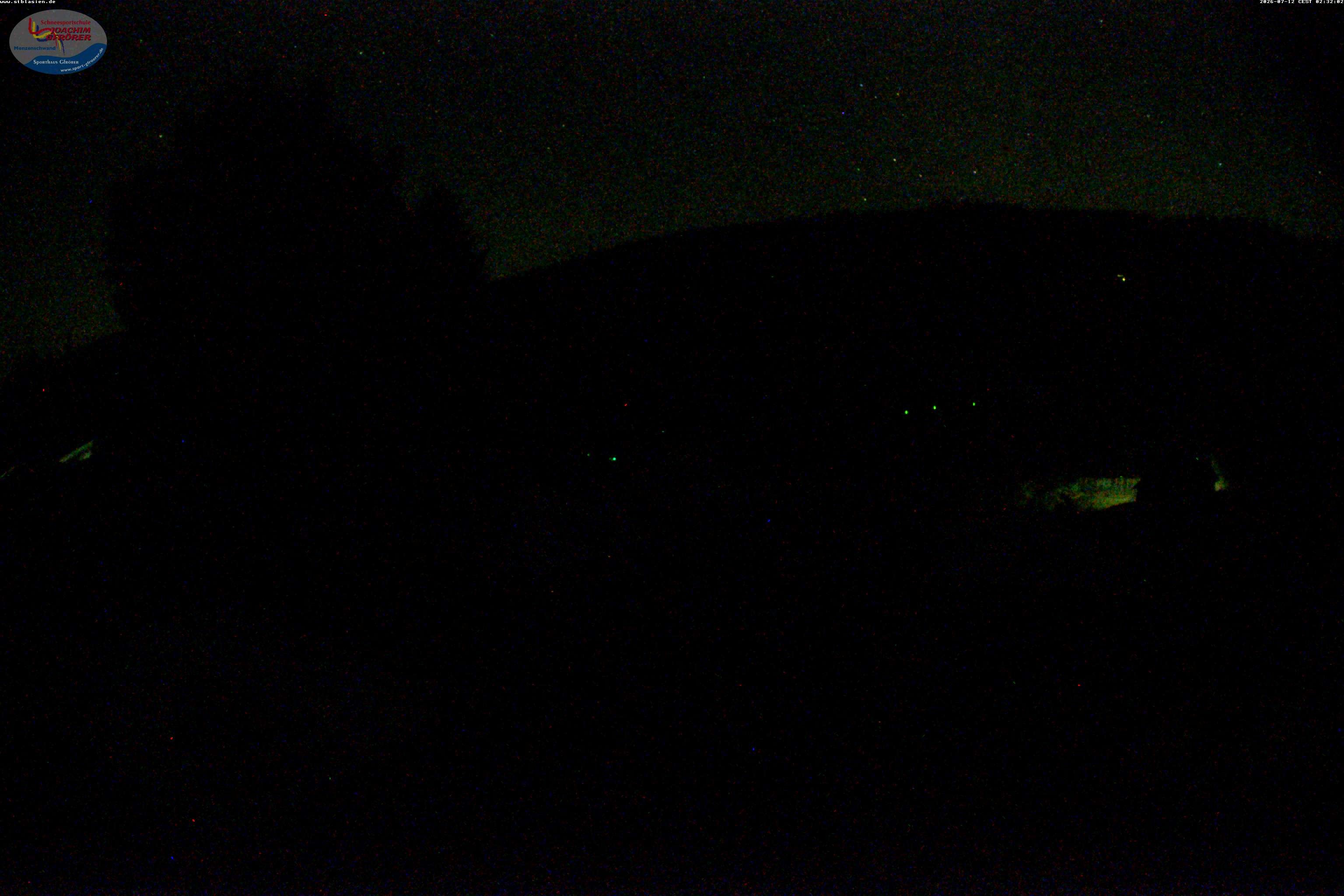 Archiv Foto Webcam Menzenschwander Hütte, Schwarzwald