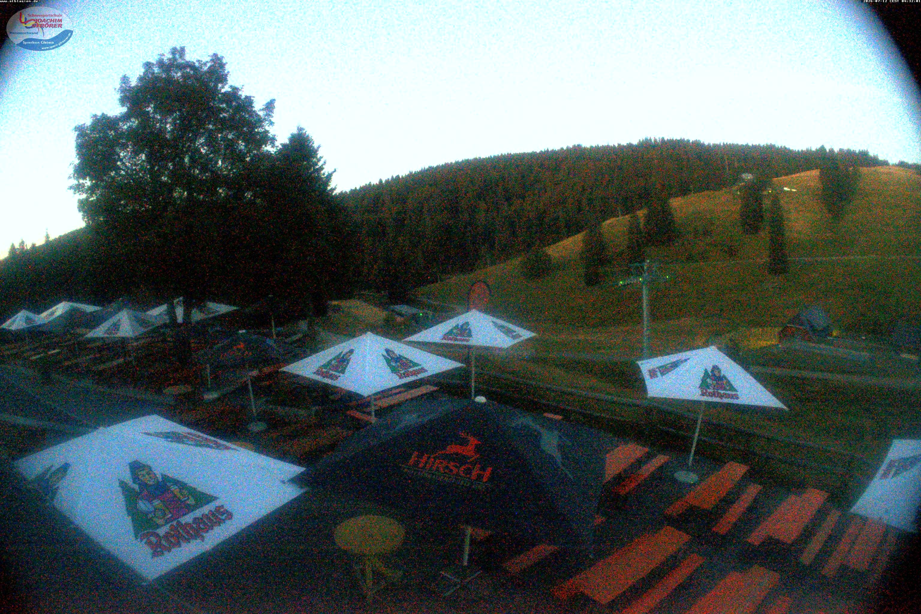 Archiv Foto Webcam Menzenschwander Hütte, Schwarzwald