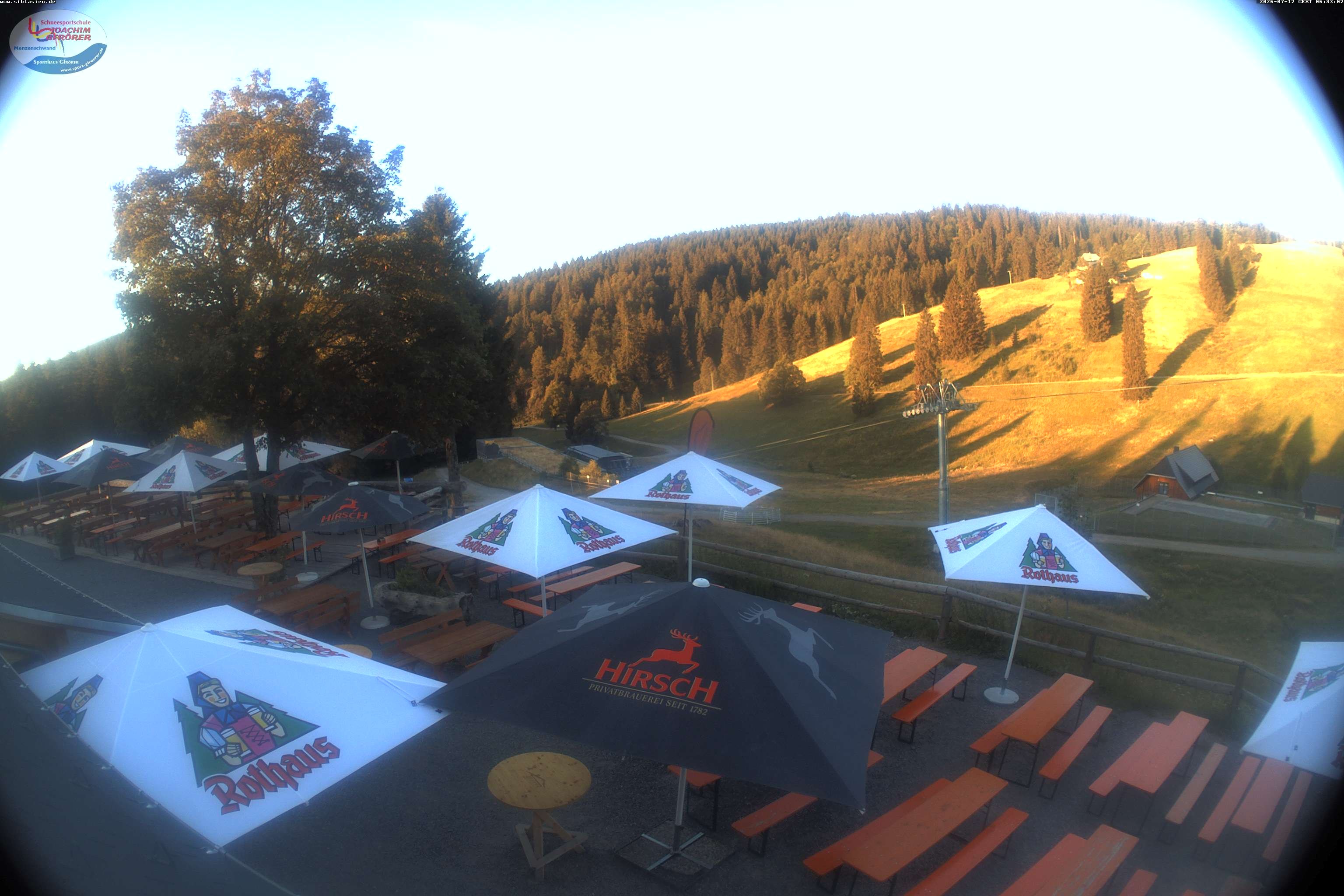 Archiv Foto Webcam Menzenschwander Hütte, Schwarzwald