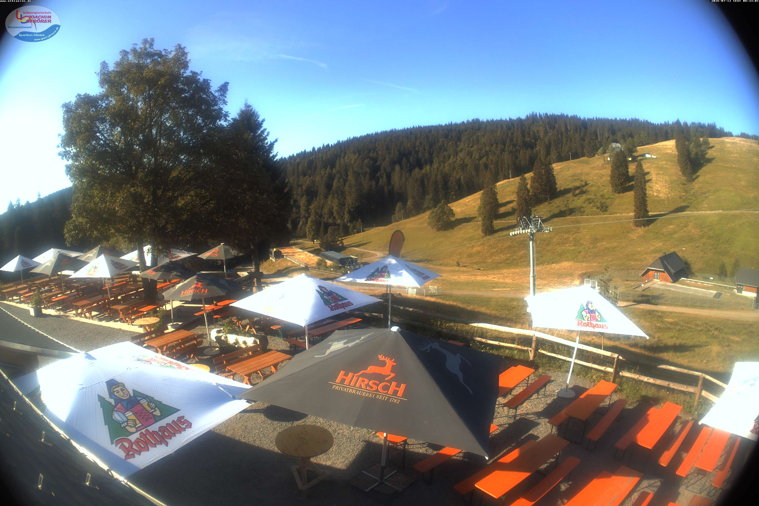 Archiv Foto Webcam Menzenschwander Hütte, Schwarzwald