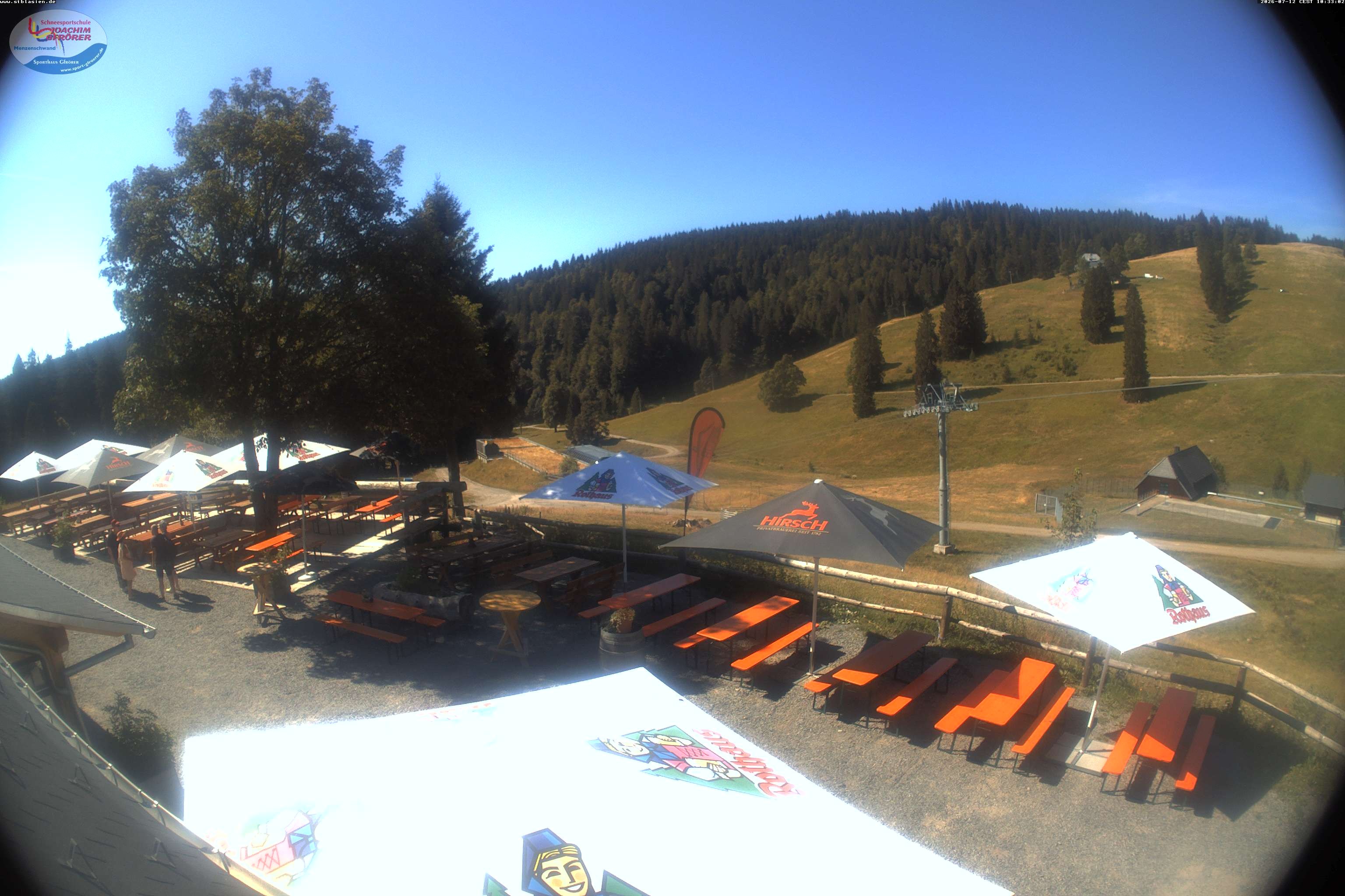 Archiv Foto Webcam Menzenschwander Hütte, Schwarzwald