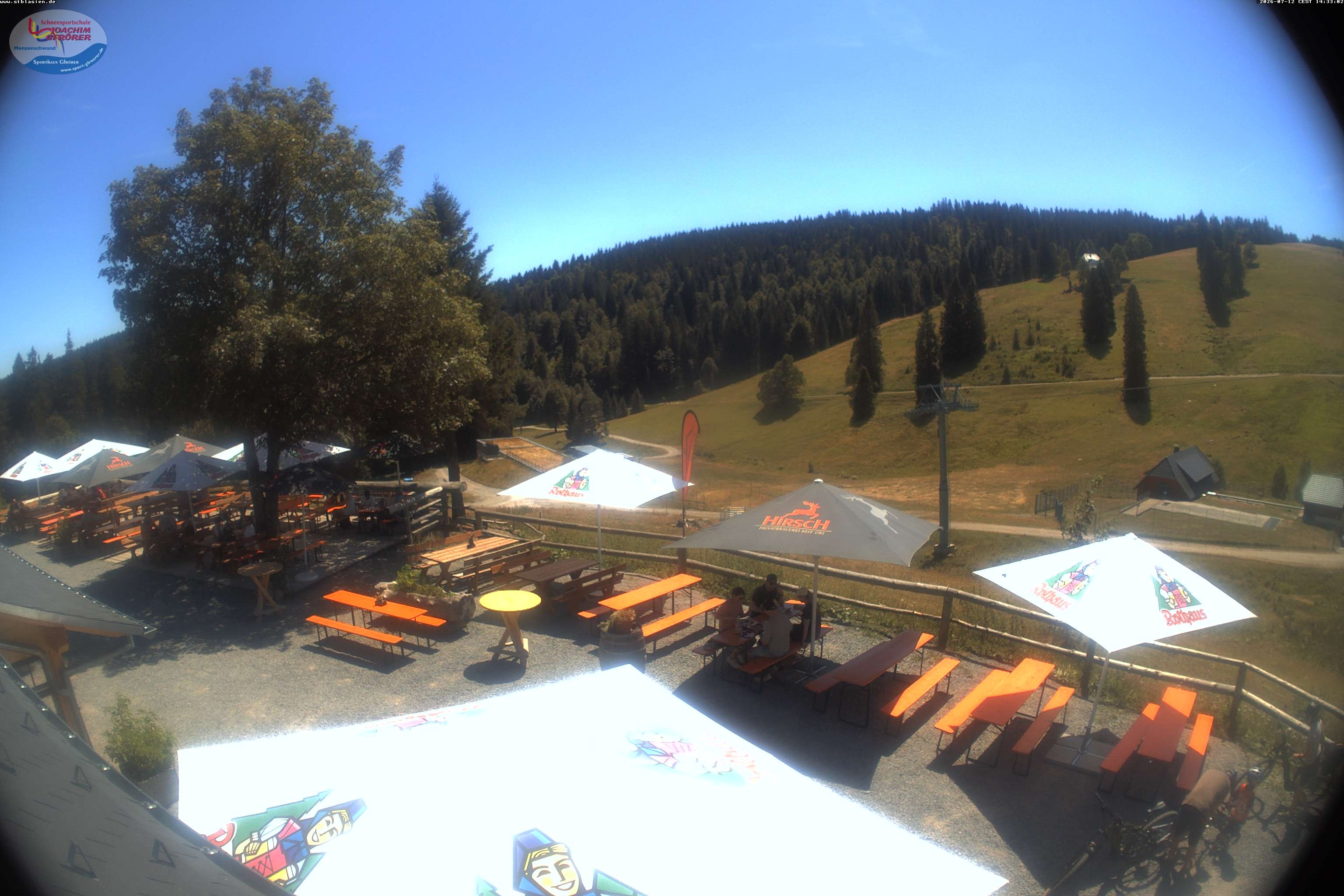 Archiv Foto Webcam Menzenschwander Hütte, Schwarzwald