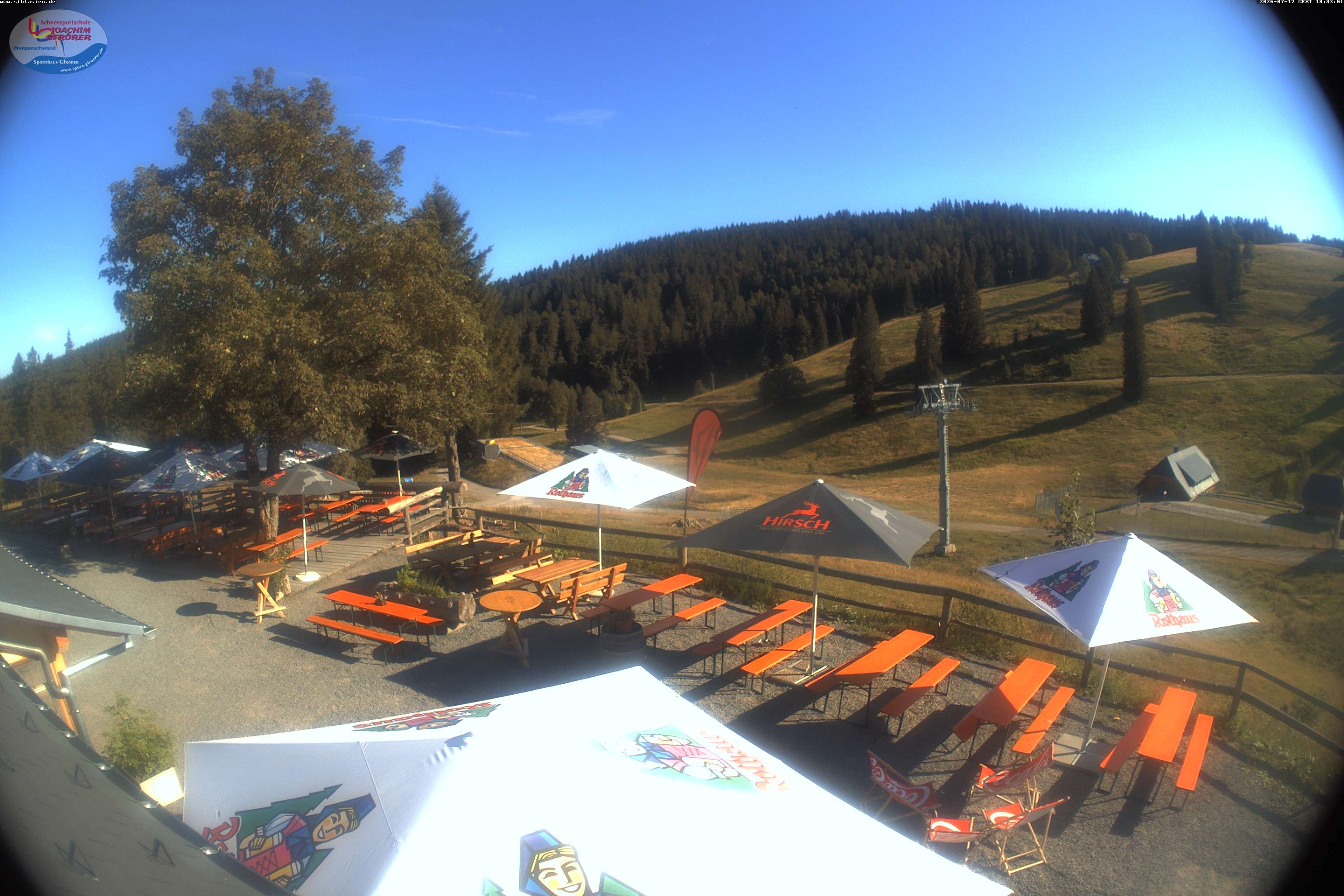 Archived image Webcam Mountain hut Menzenschwand
