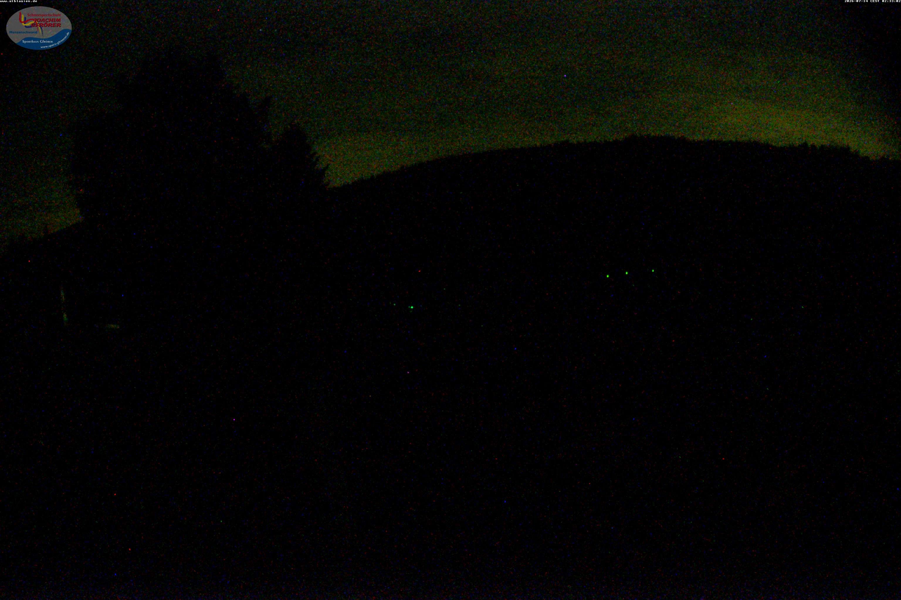 Archiv Foto Webcam Menzenschwander Hütte, Schwarzwald