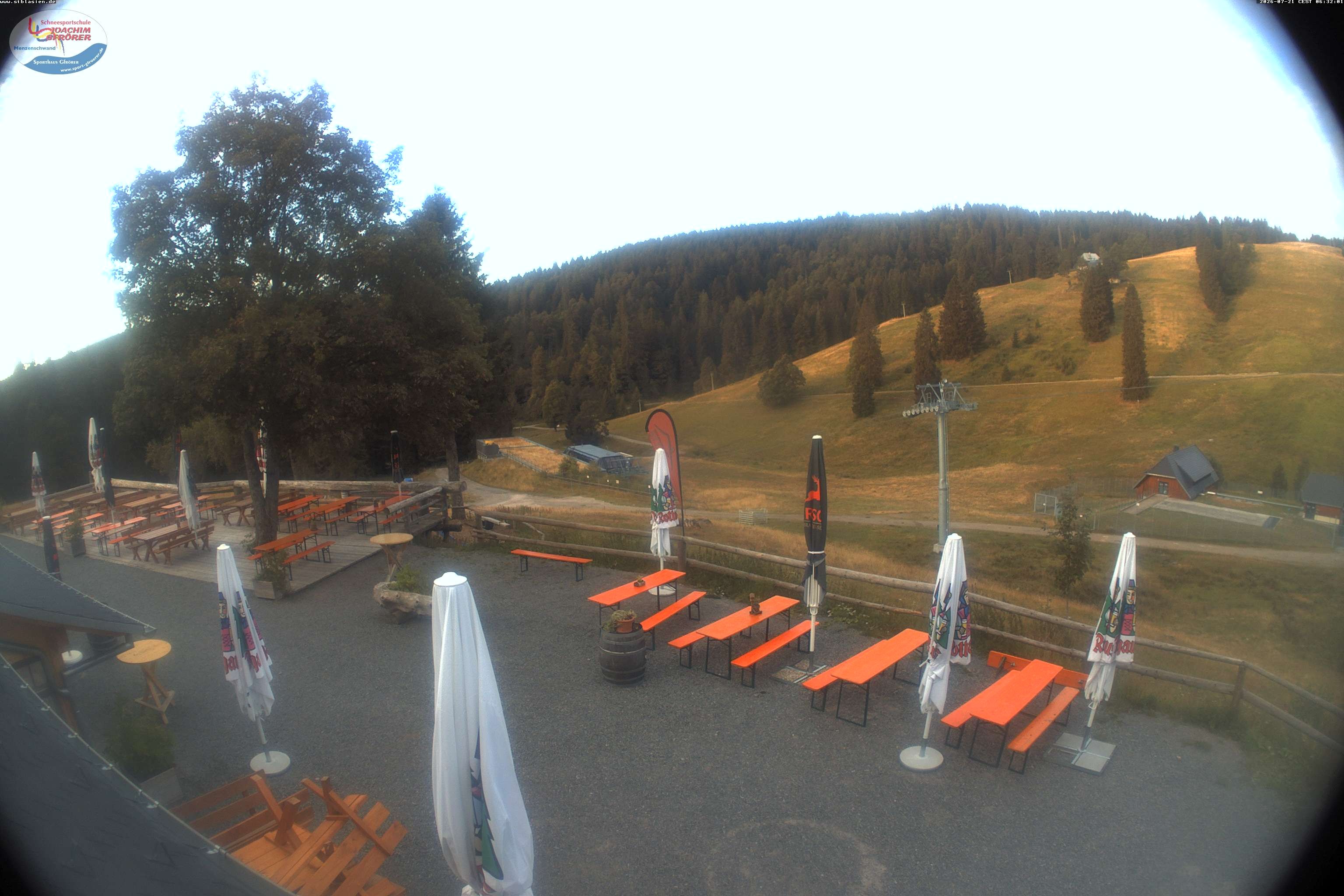 Archiv Foto Webcam Menzenschwander Hütte, Schwarzwald