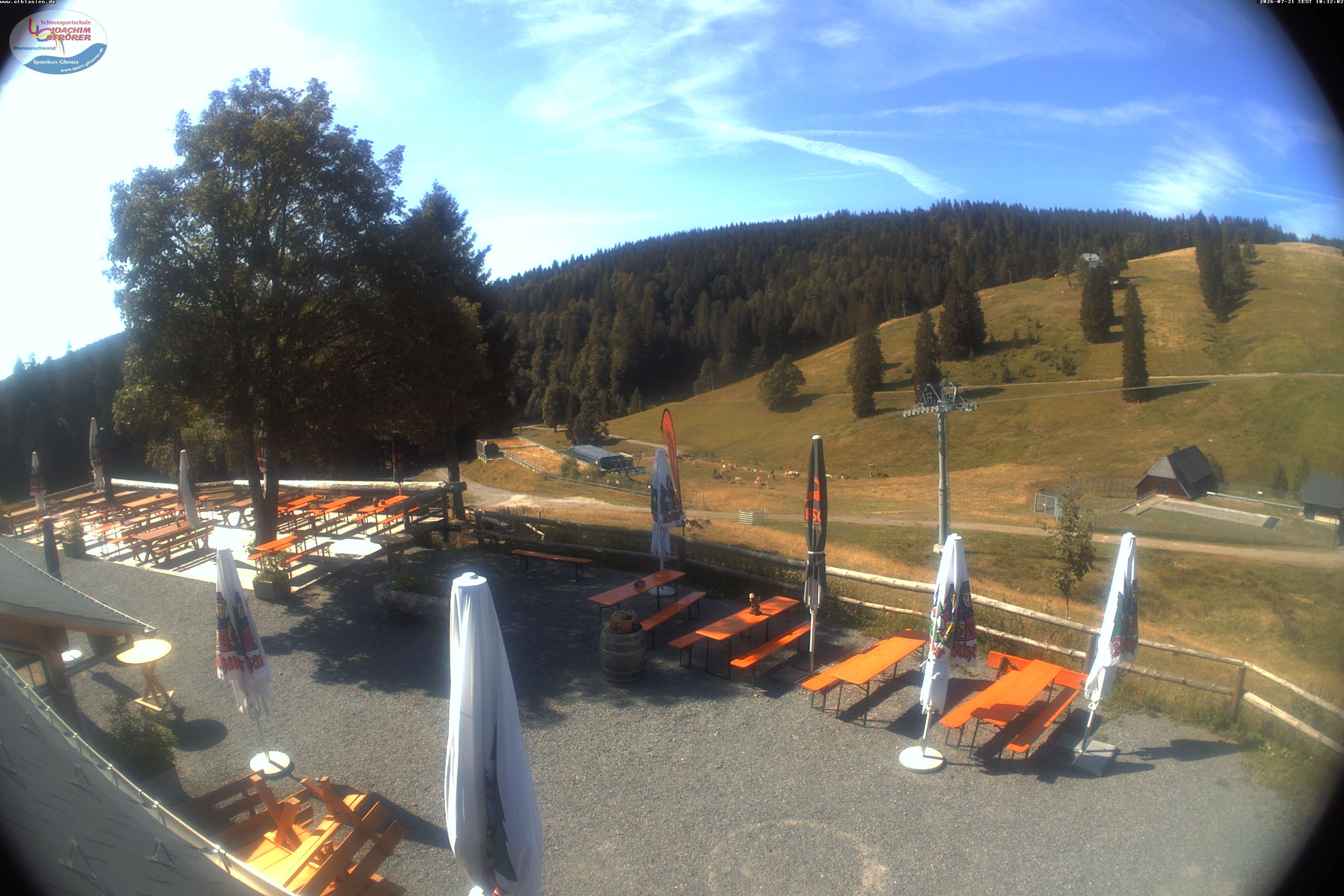 Archiv Foto Webcam Menzenschwander Hütte, Schwarzwald