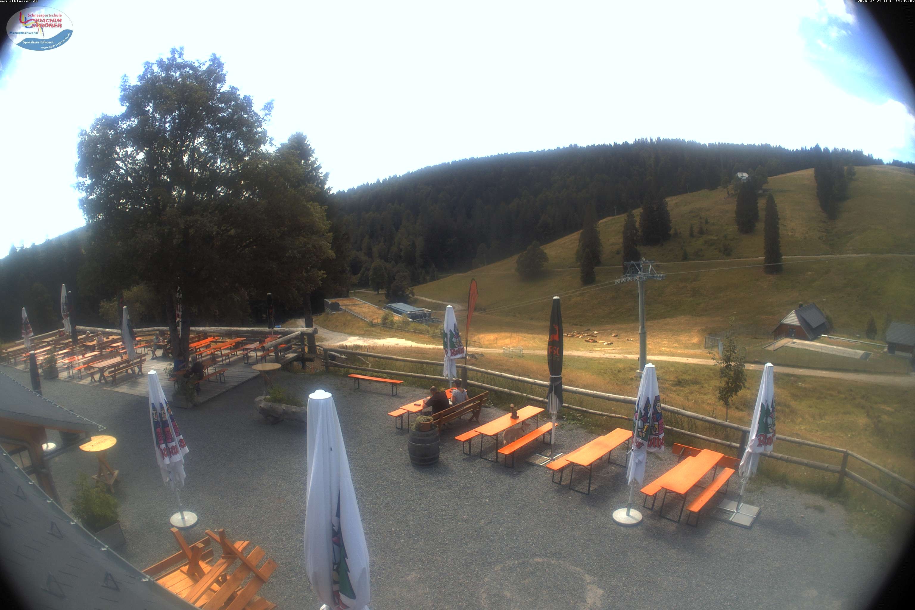 Archiv Foto Webcam Menzenschwander Hütte, Schwarzwald