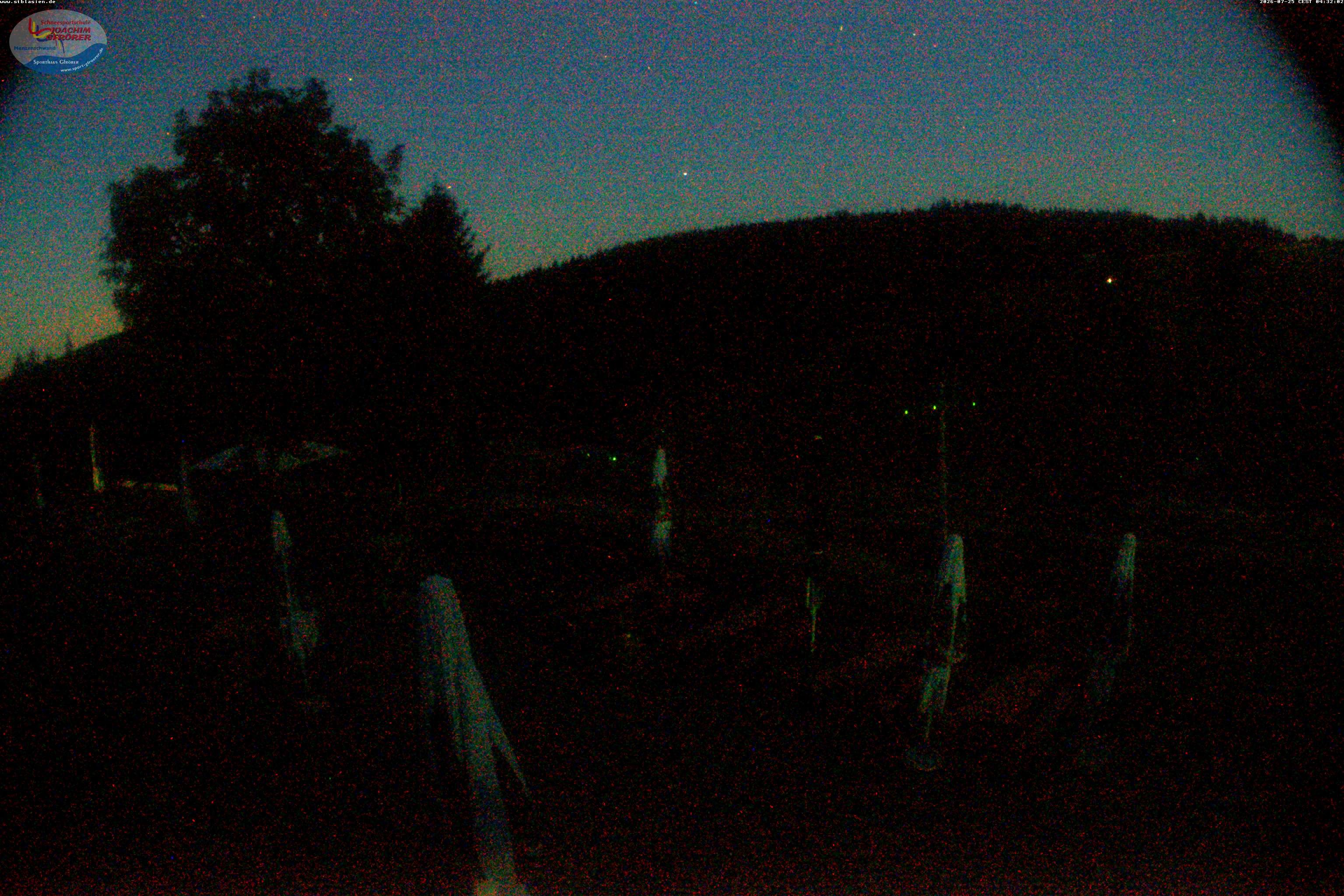 Archived image Webcam Mountain hut Menzenschwand