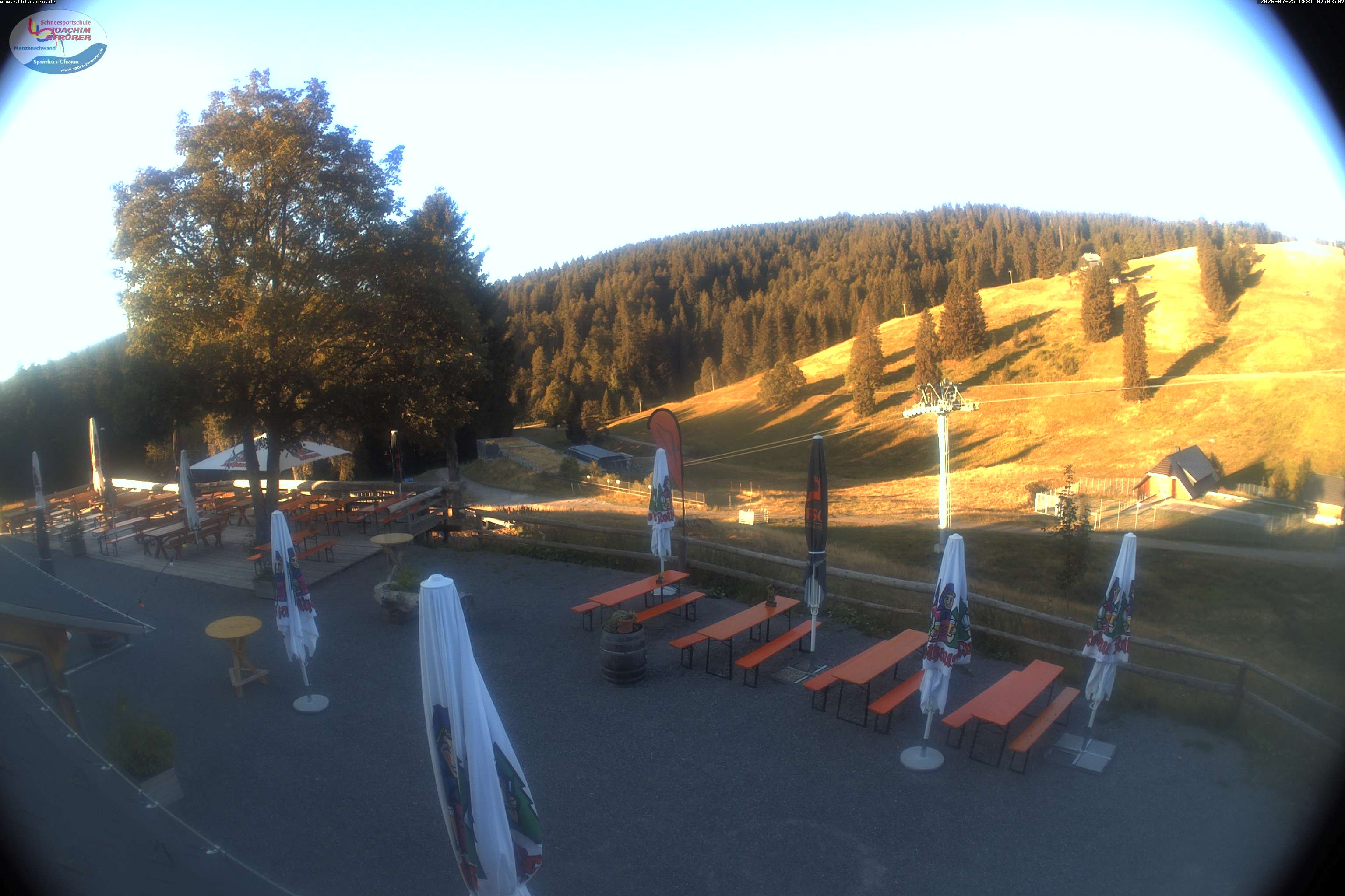 Archived image Webcam Mountain hut Menzenschwand