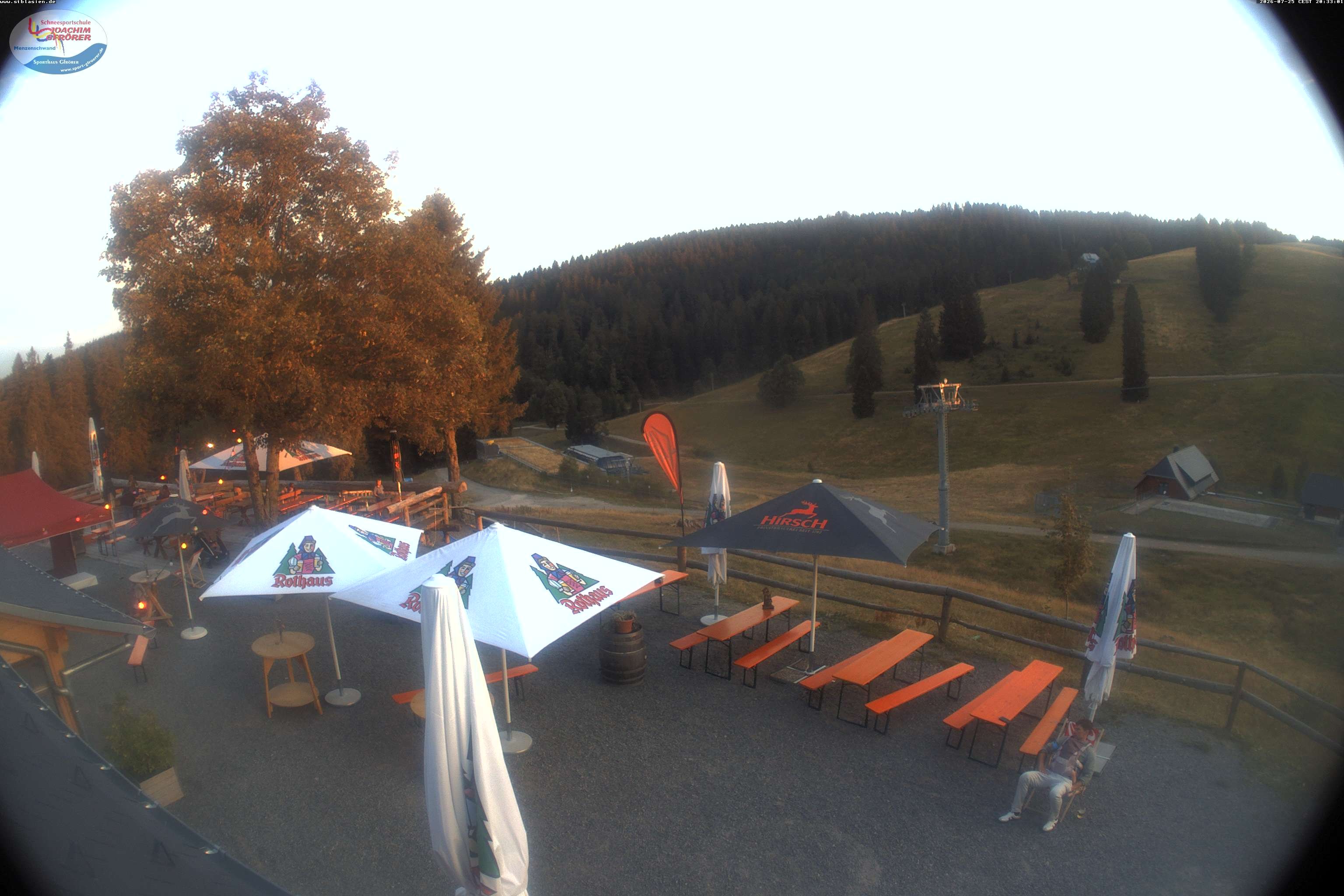 Archiv Foto Webcam Menzenschwander Hütte, Schwarzwald