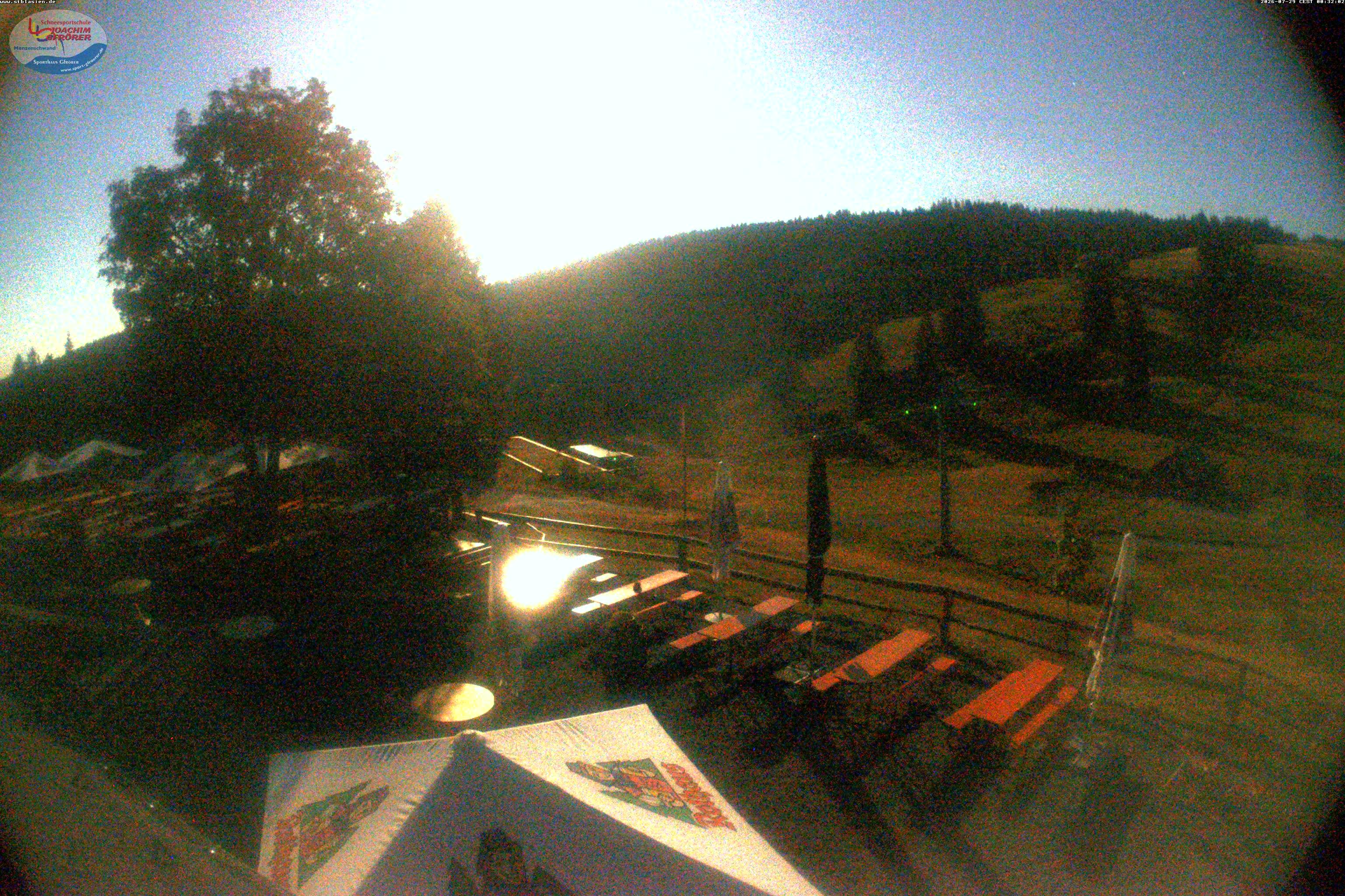 Archiv Foto Webcam Menzenschwander Hütte, Schwarzwald