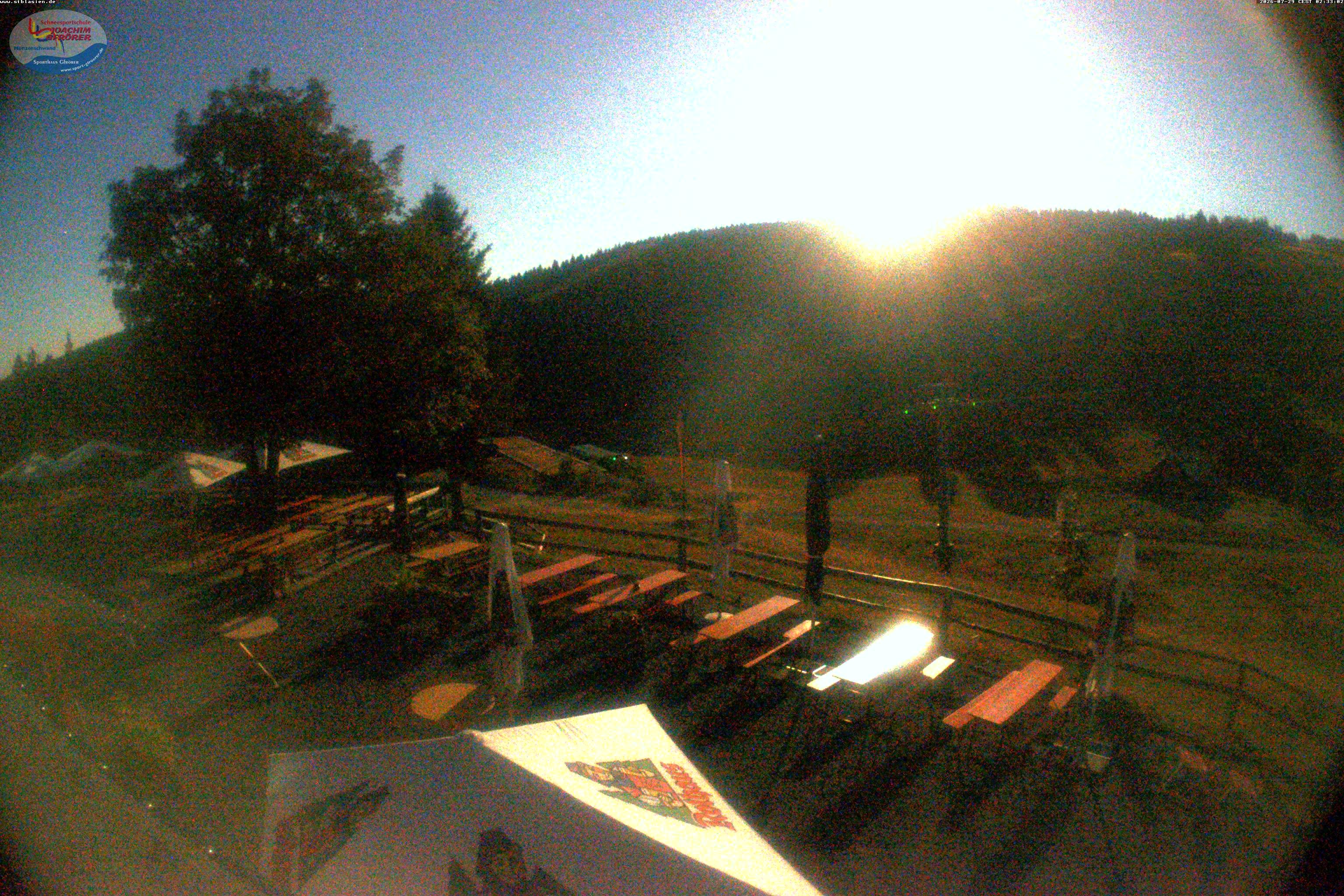 Archiv Foto Webcam Menzenschwander Hütte, Schwarzwald