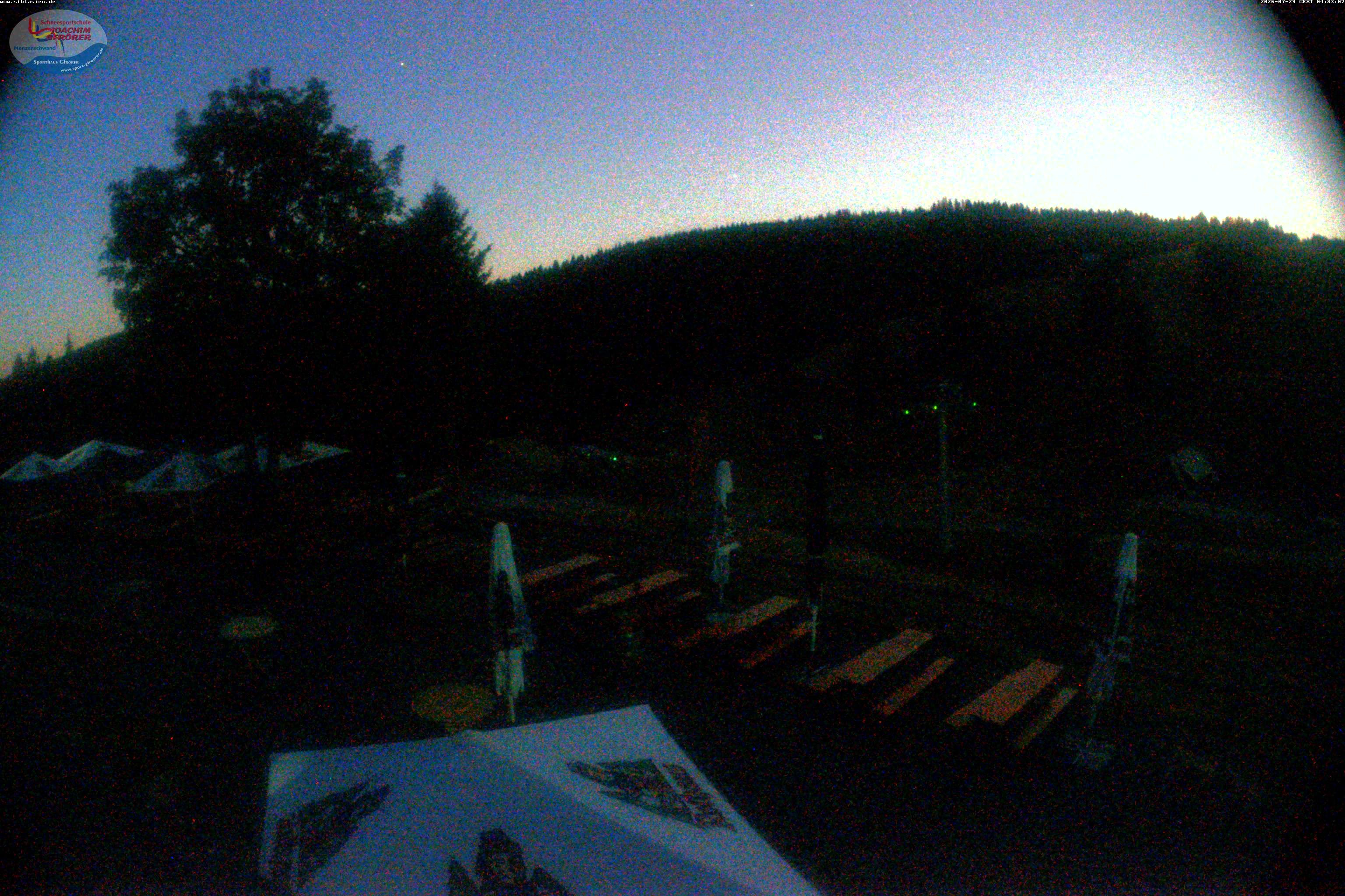 Archiv Foto Webcam Menzenschwander Hütte, Schwarzwald
