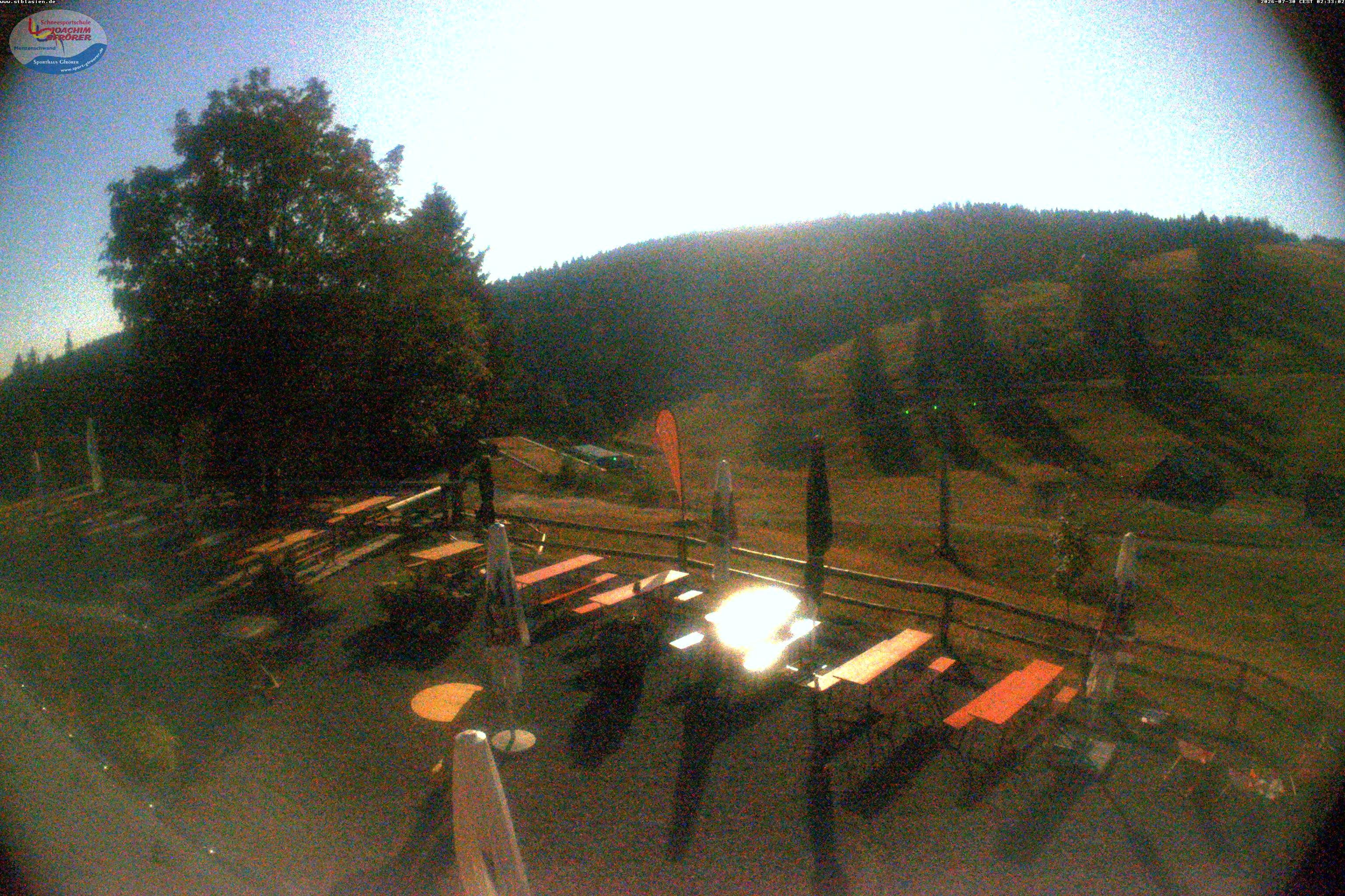 Archiv Foto Webcam Menzenschwander Hütte, Schwarzwald