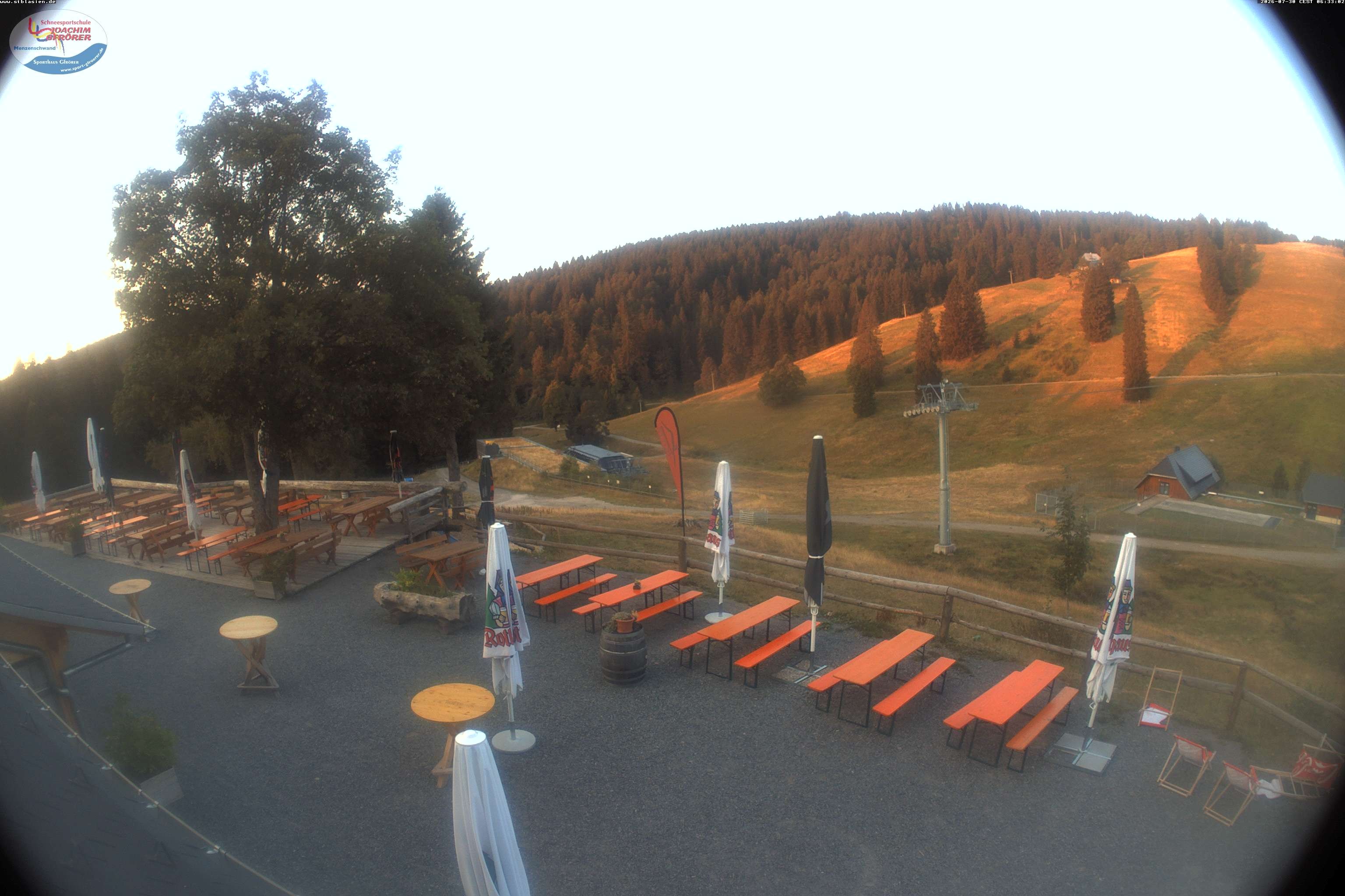 Archiv Foto Webcam Menzenschwander Hütte, Schwarzwald