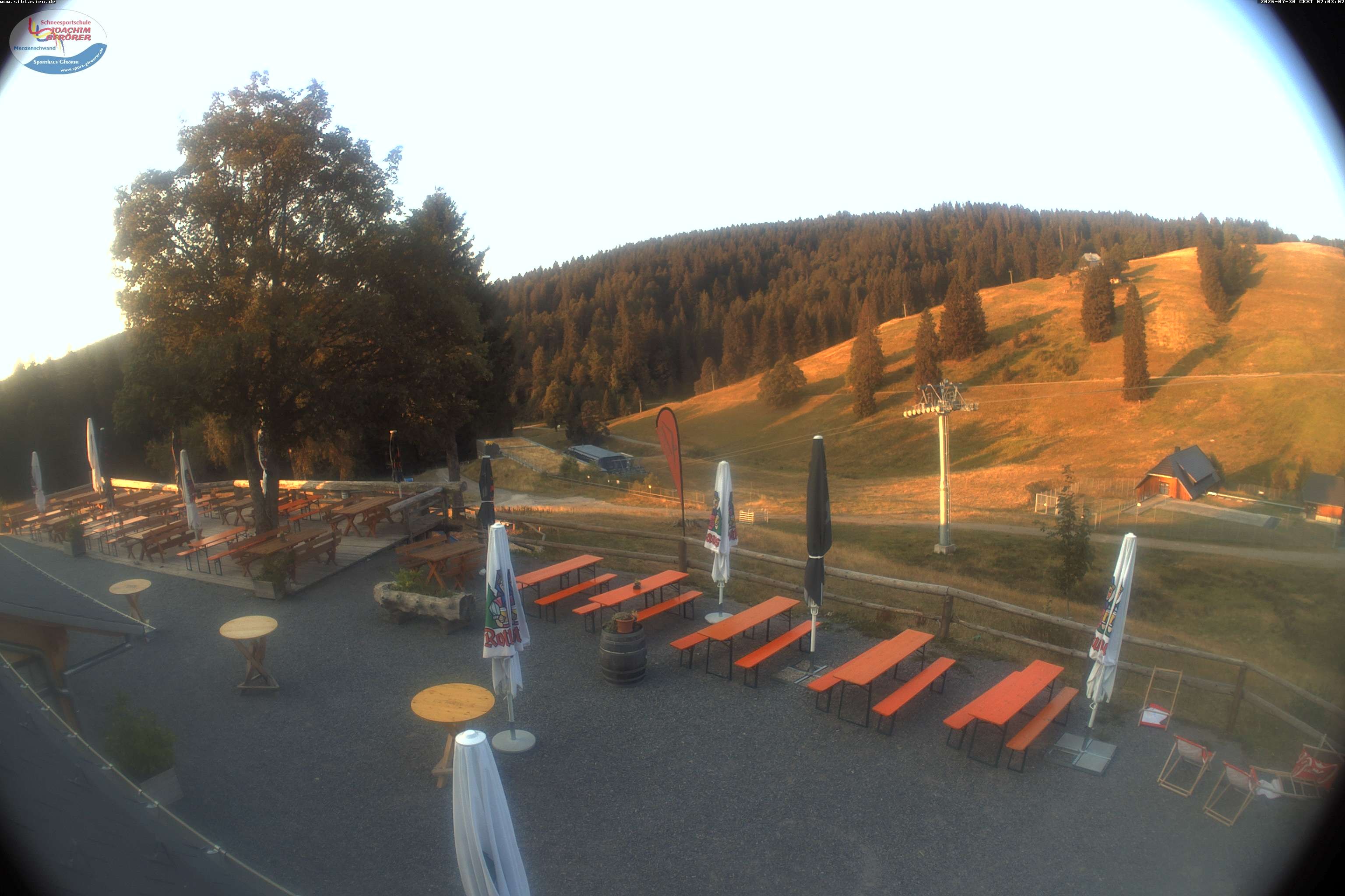 Archiv Foto Webcam Menzenschwander Hütte, Schwarzwald