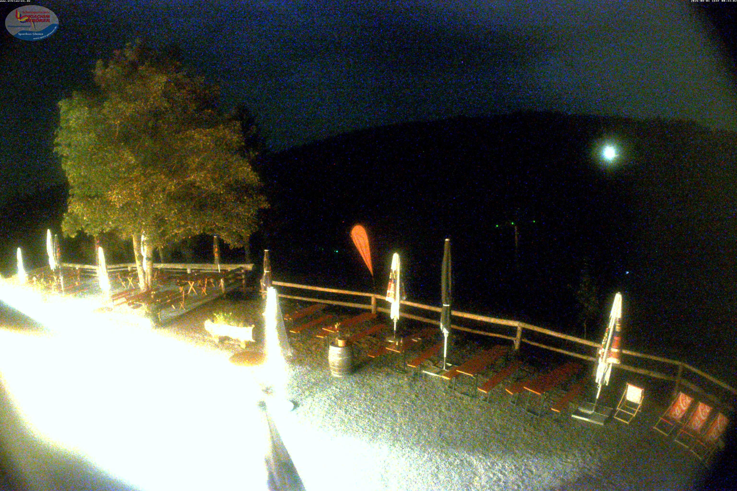 Archiv Foto Webcam Menzenschwander Hütte, Schwarzwald