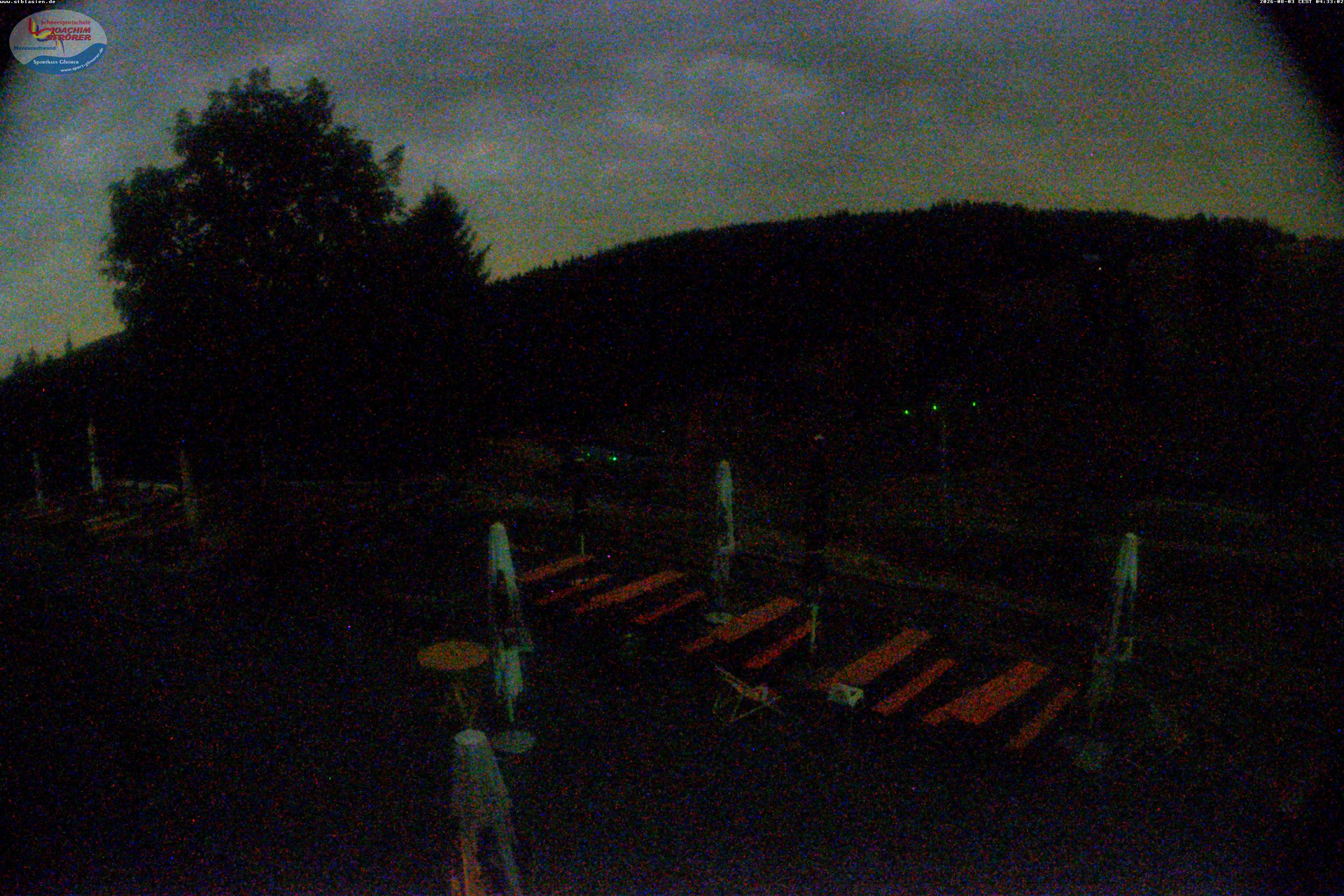 Archiv Foto Webcam Menzenschwander Hütte, Schwarzwald