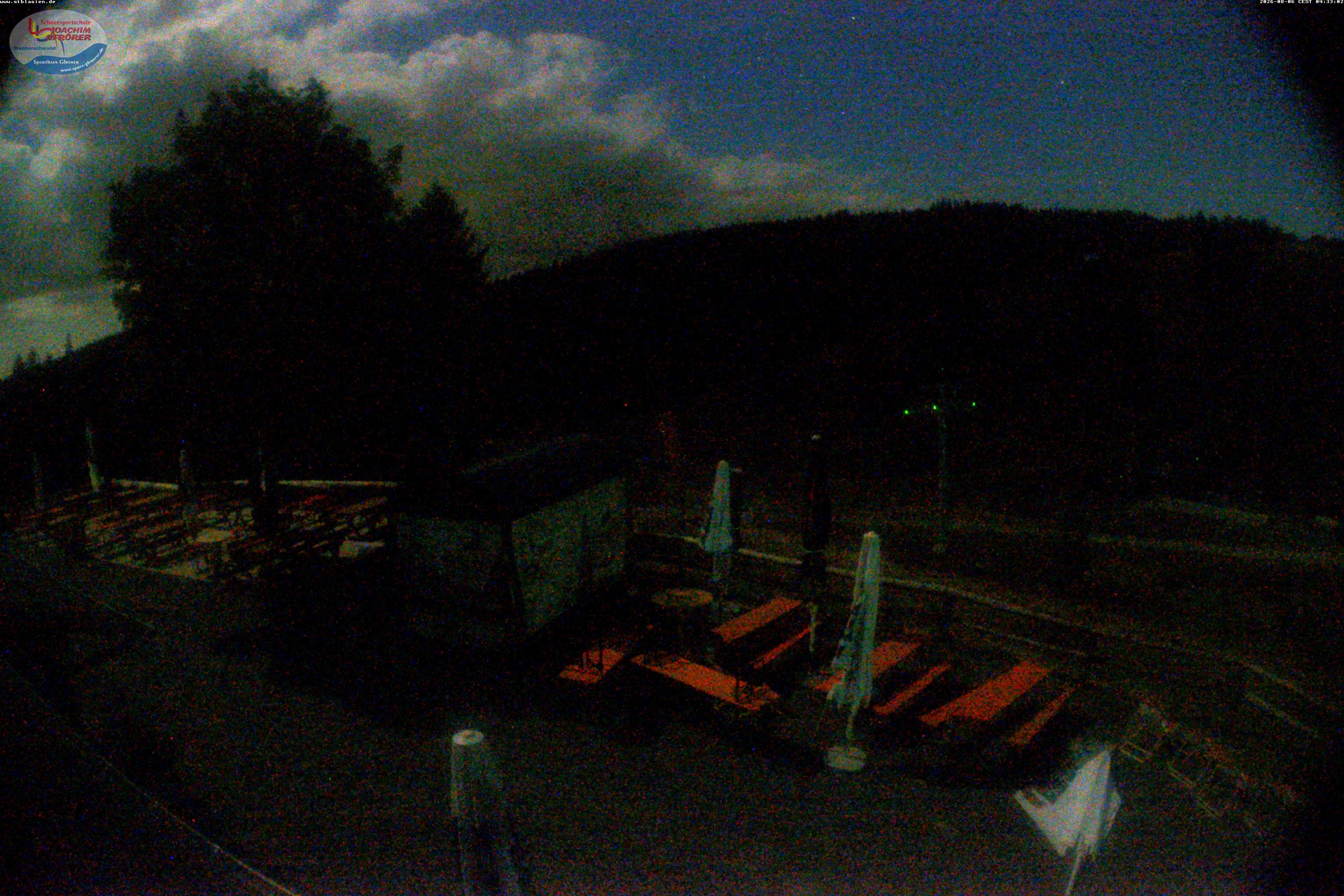 Archiv Foto Webcam Menzenschwander Hütte, Schwarzwald